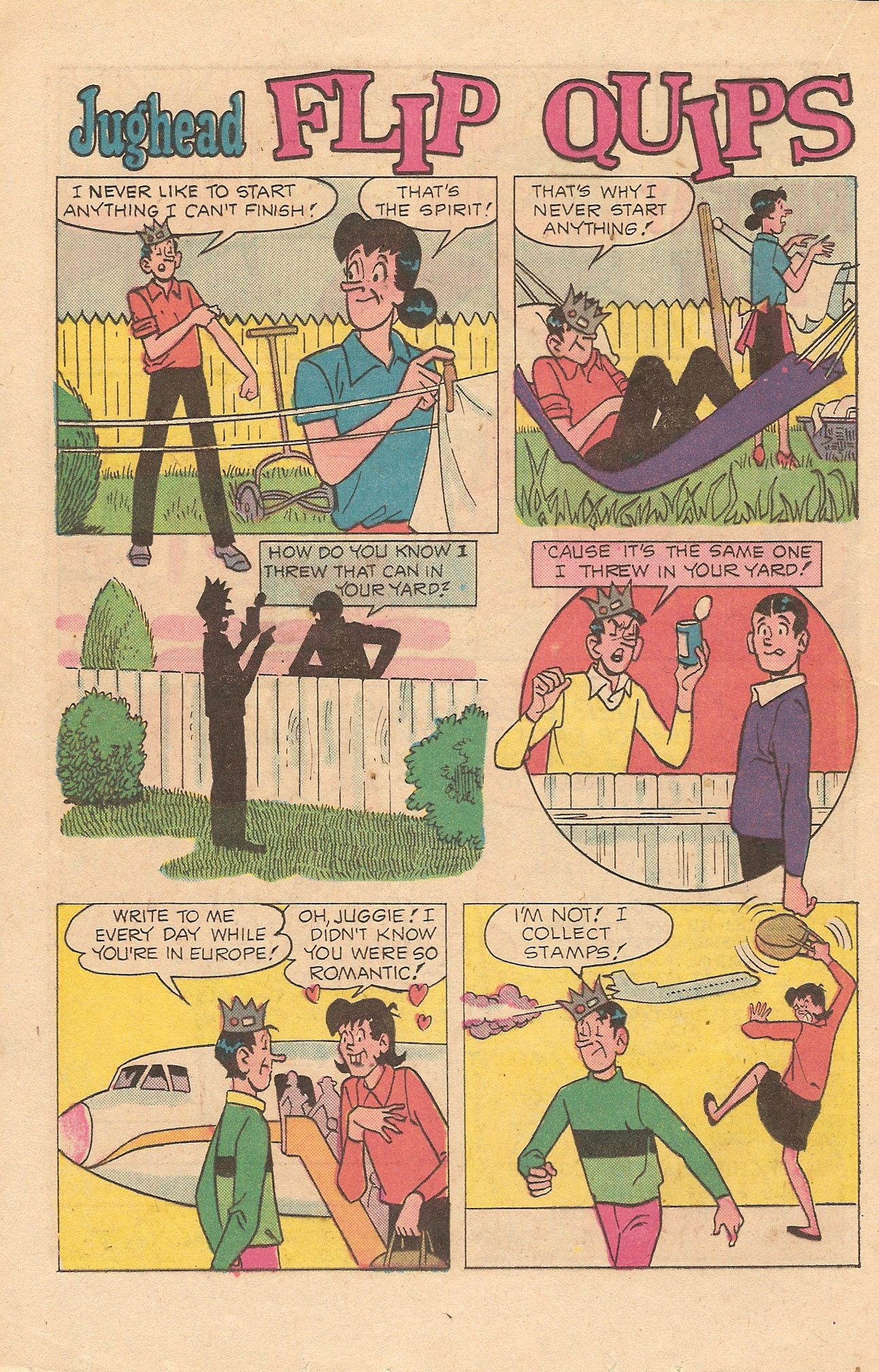 Read online Jughead's Jokes comic -  Issue #45 - 16