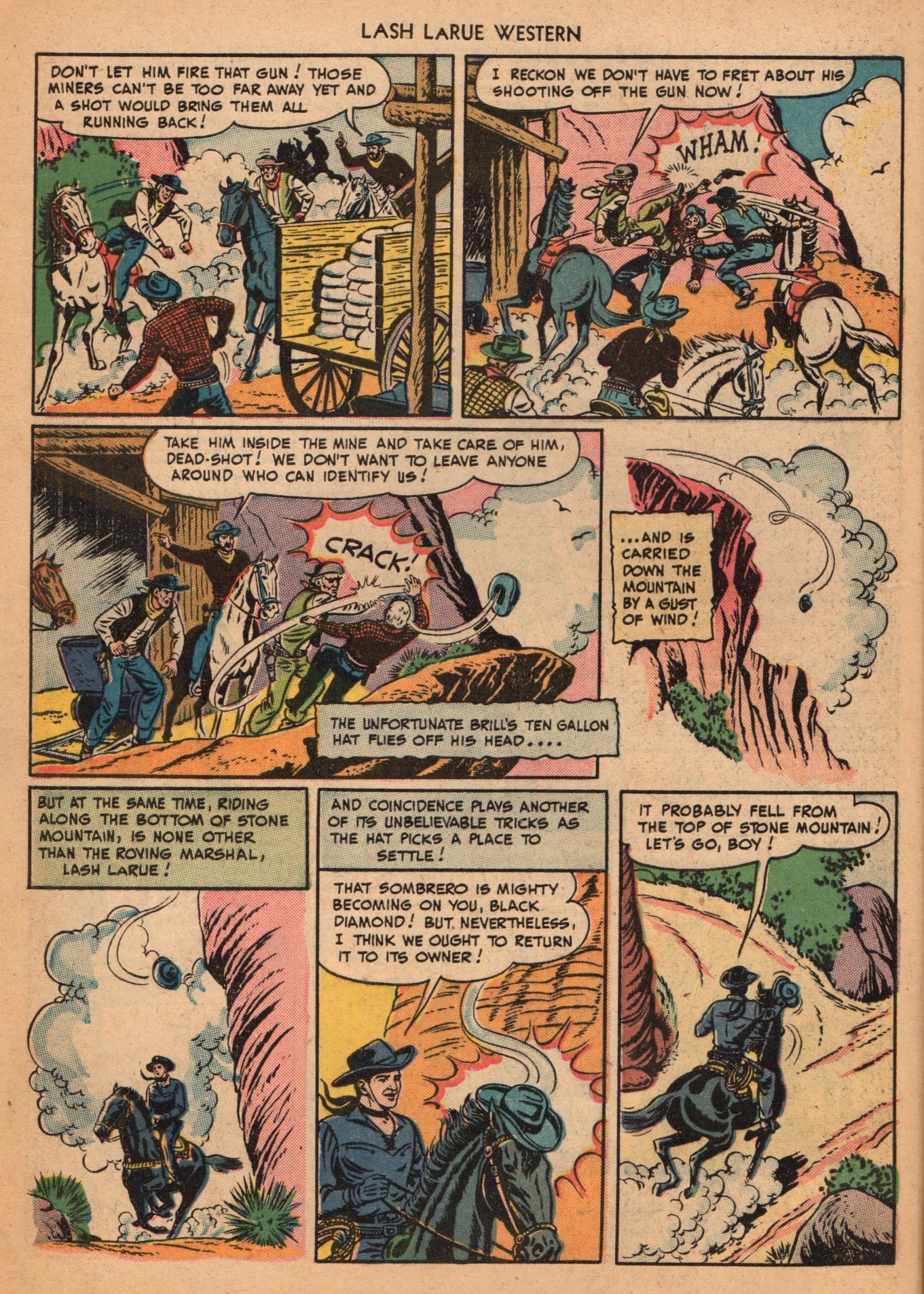 Read online Lash Larue Western (1949) comic -  Issue #2 - 4