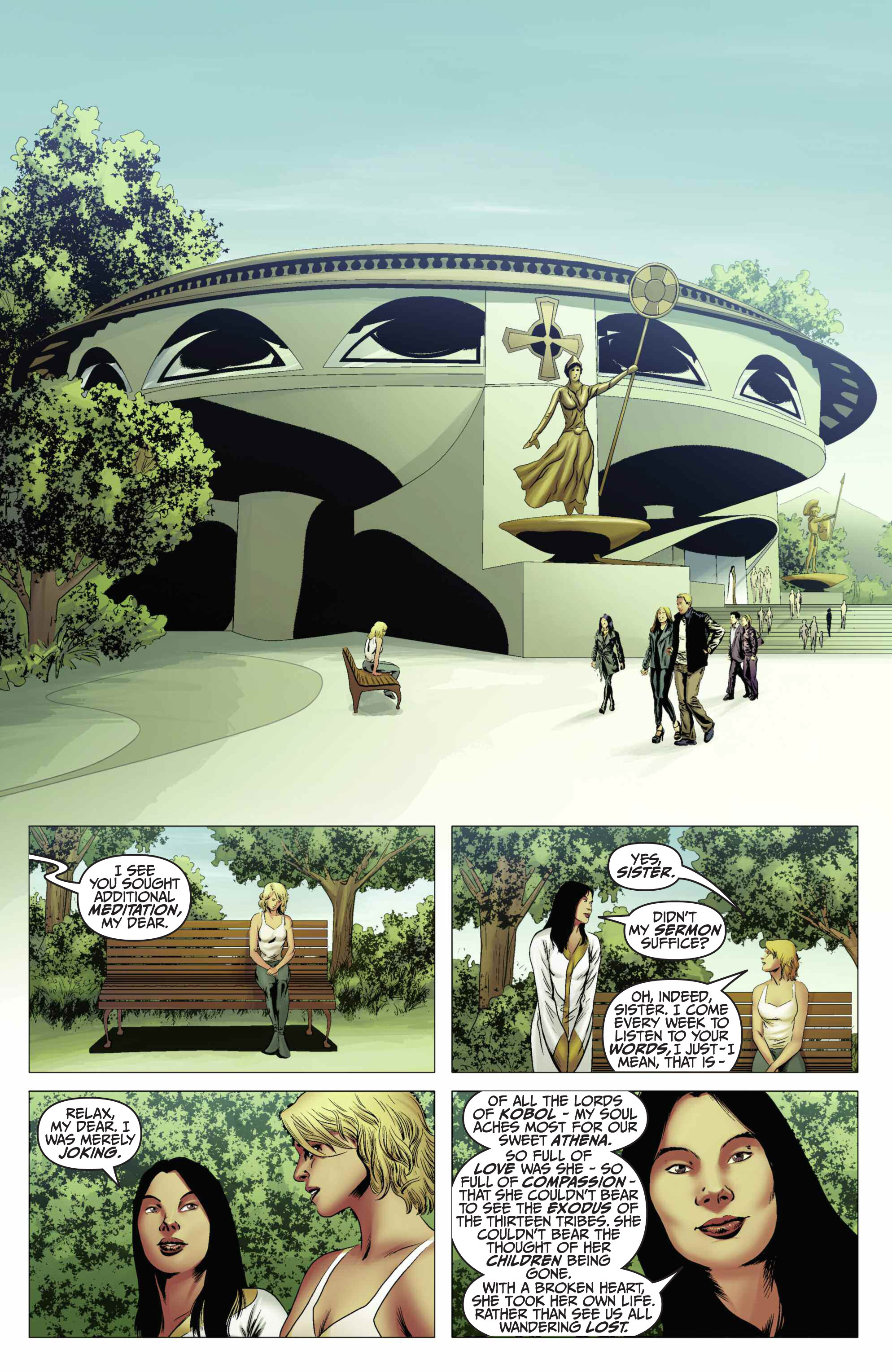 Read online (New) Battlestar Galactica: Six comic -  Issue #4 - 6
