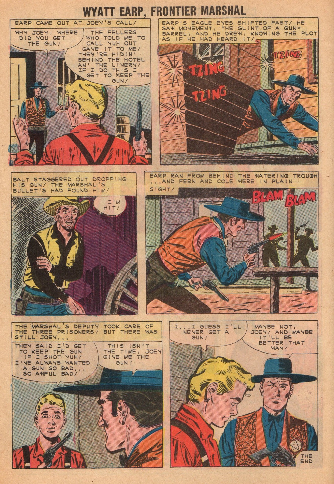 Read online Wyatt Earp Frontier Marshal comic -  Issue #38 - 8