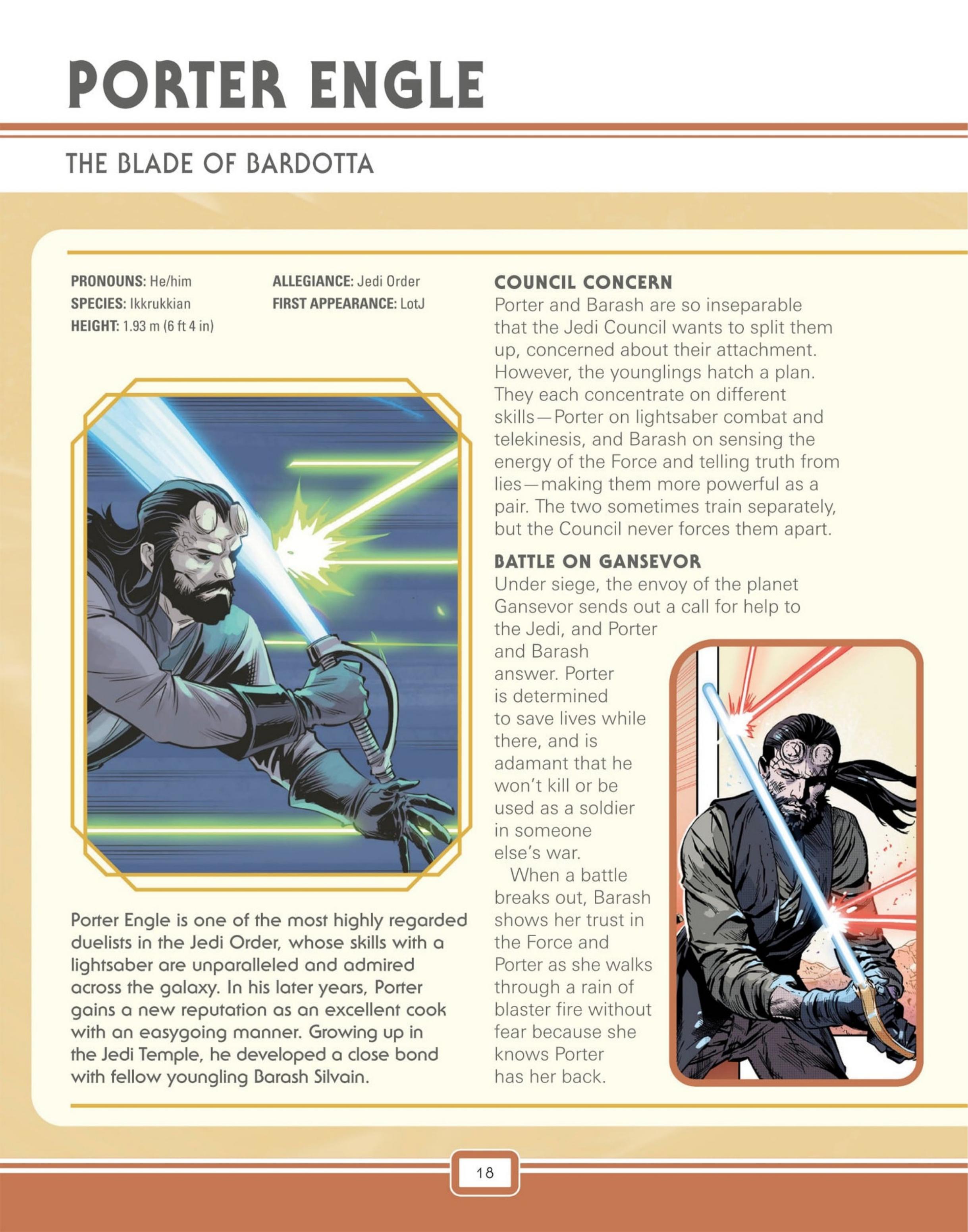 Read online Star Wars: The High Republic Character Encyclopedia comic -  Issue # TPB (Part 1) - 20