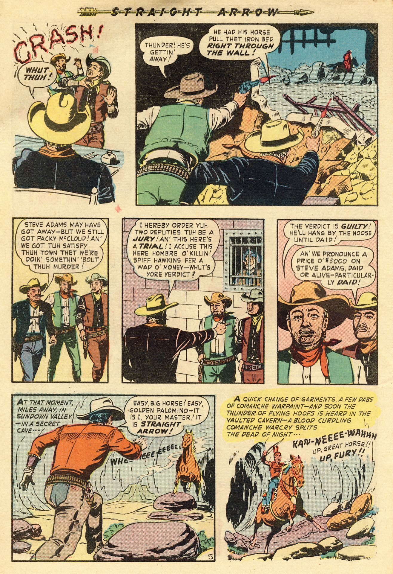 Read online Straight Arrow comic -  Issue #10 - 30