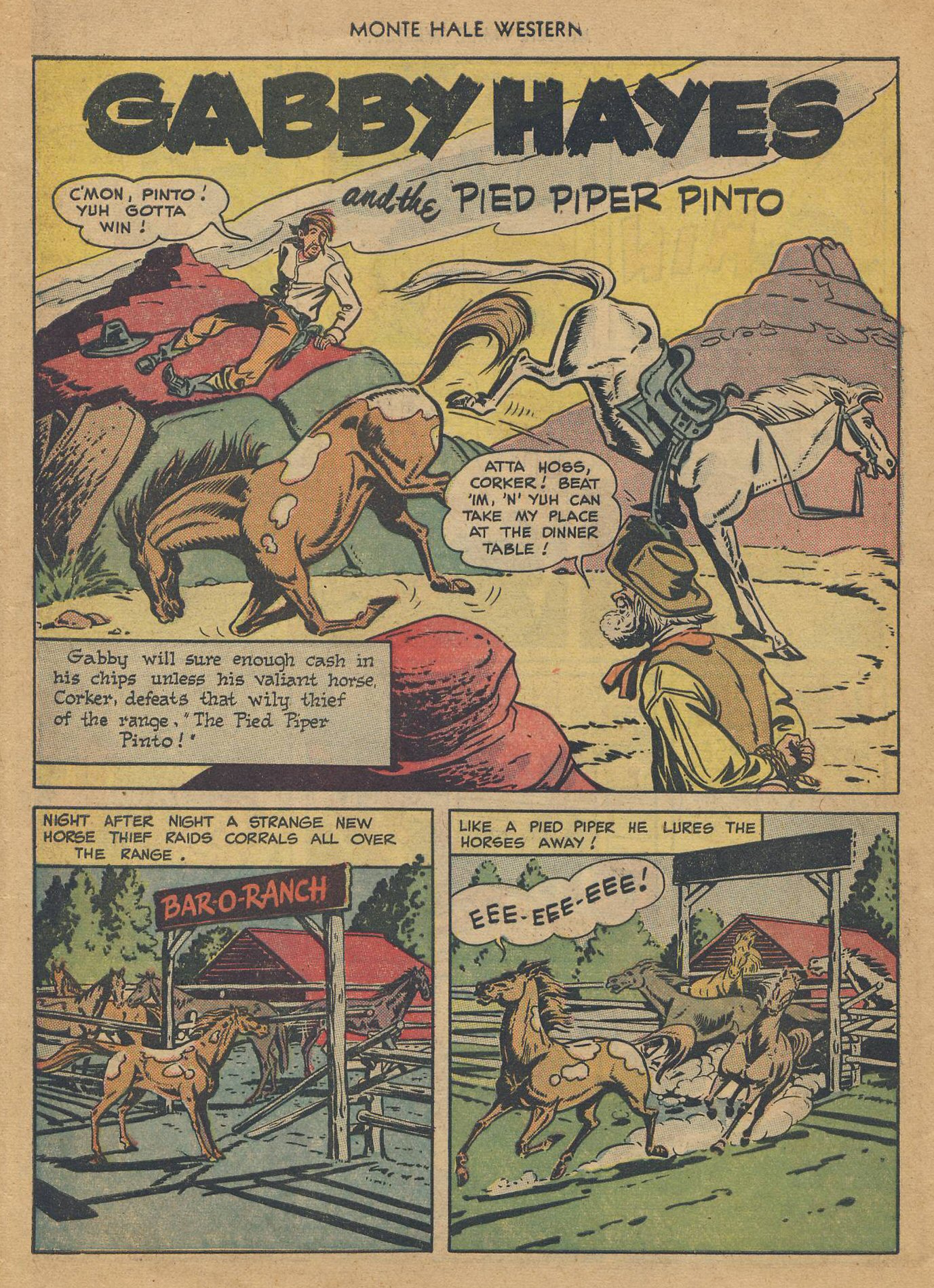 Read online Monte Hale Western comic -  Issue #36 - 37