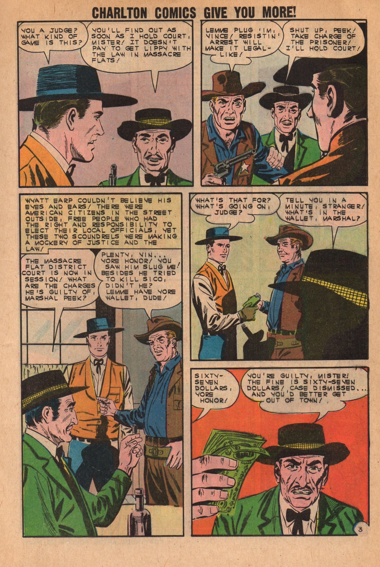 Read online Wyatt Earp Frontier Marshal comic -  Issue #45 - 13