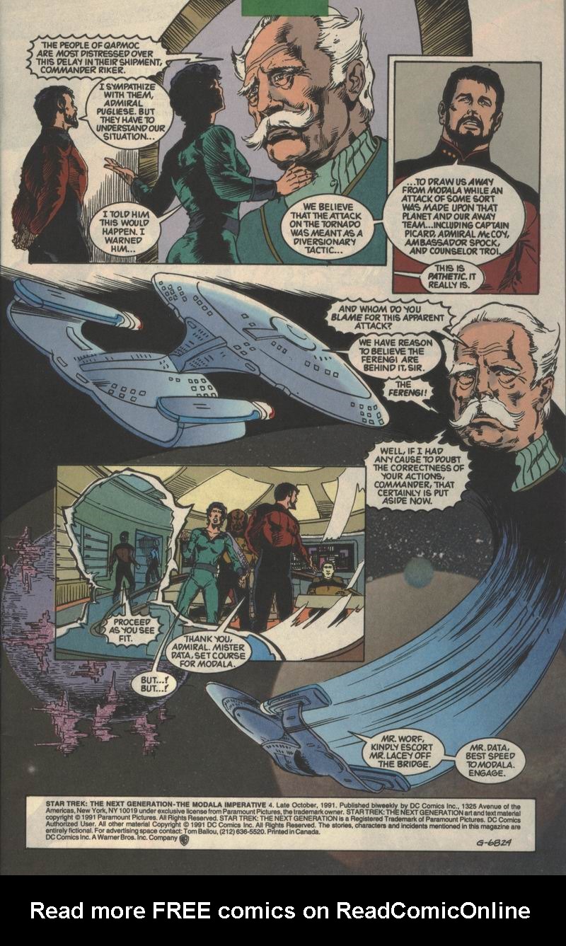 Read online Star Trek: The Next Generation - The Modala Imperative comic -  Issue #4 - 2