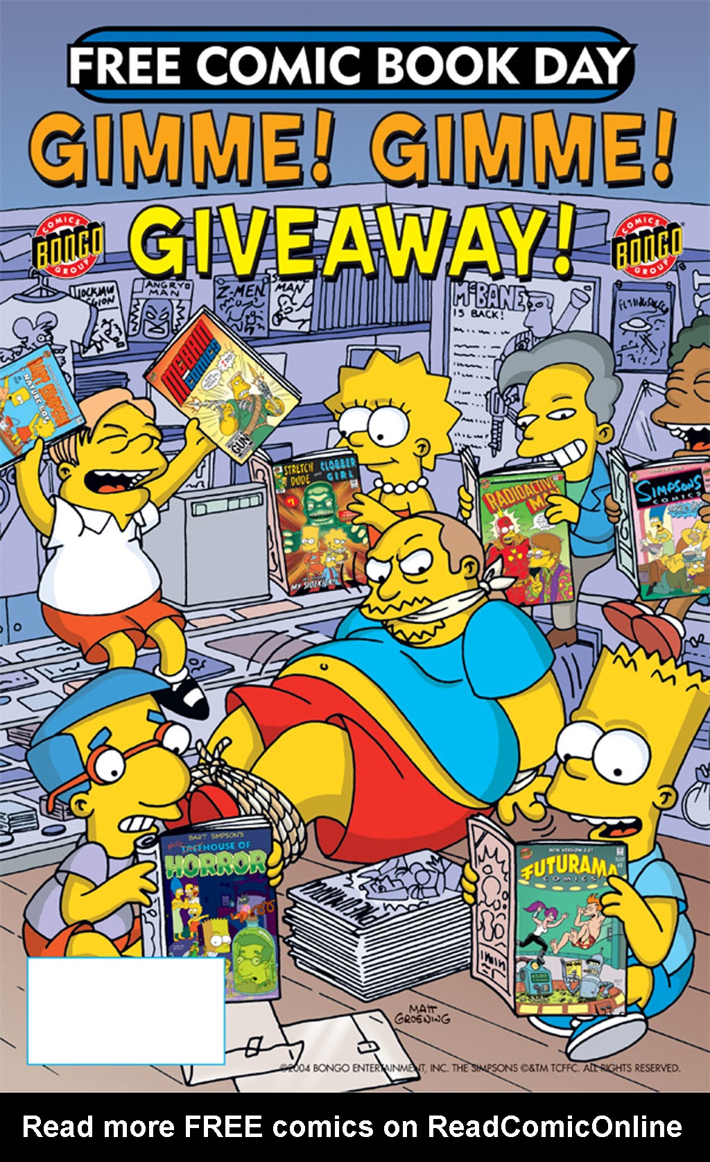 Read online Free Comic Book Day Gimme! Gimme! Giveaway! comic -  Issue #2004 - 1