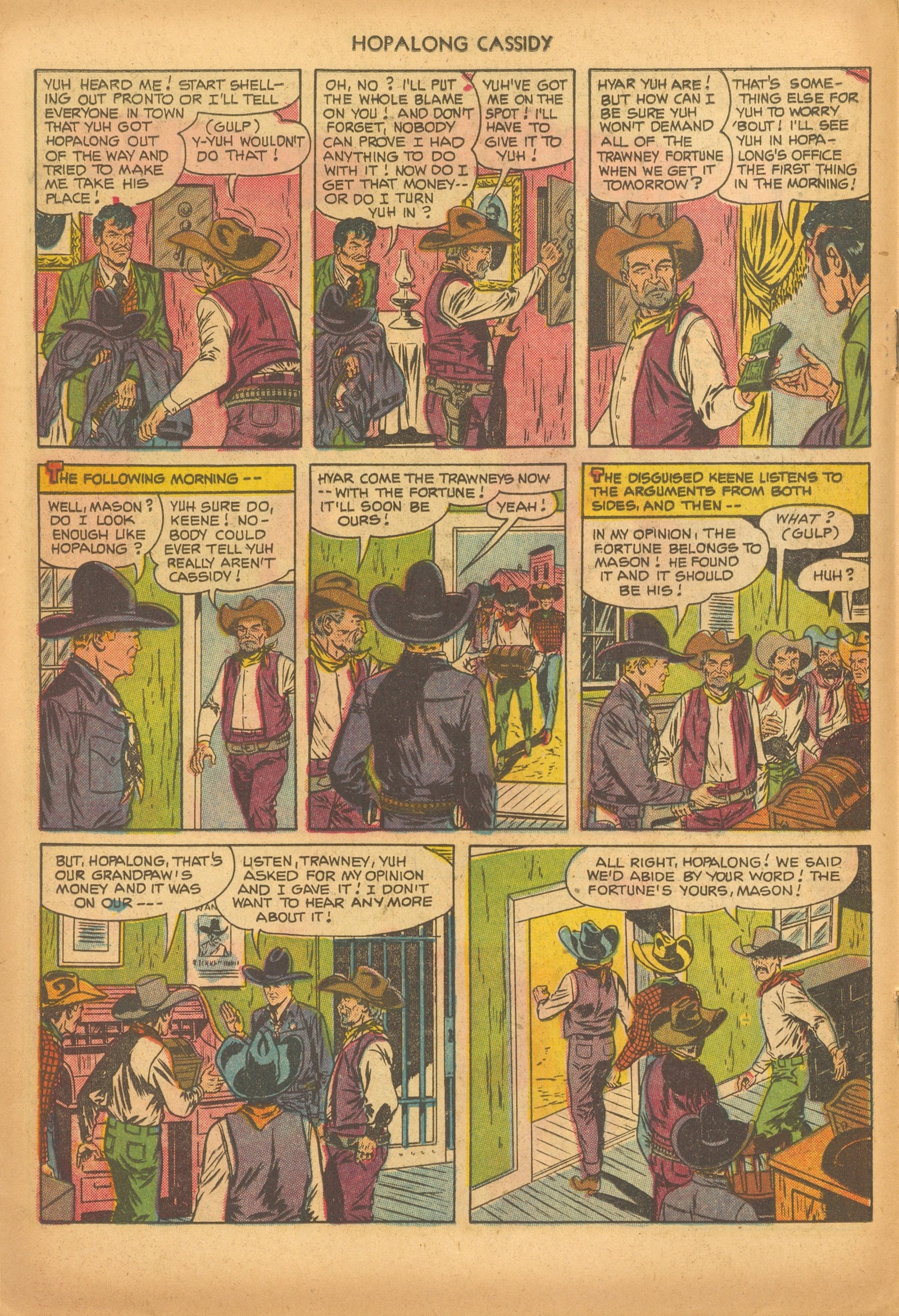Read online Hopalong Cassidy comic -  Issue #68 - 18