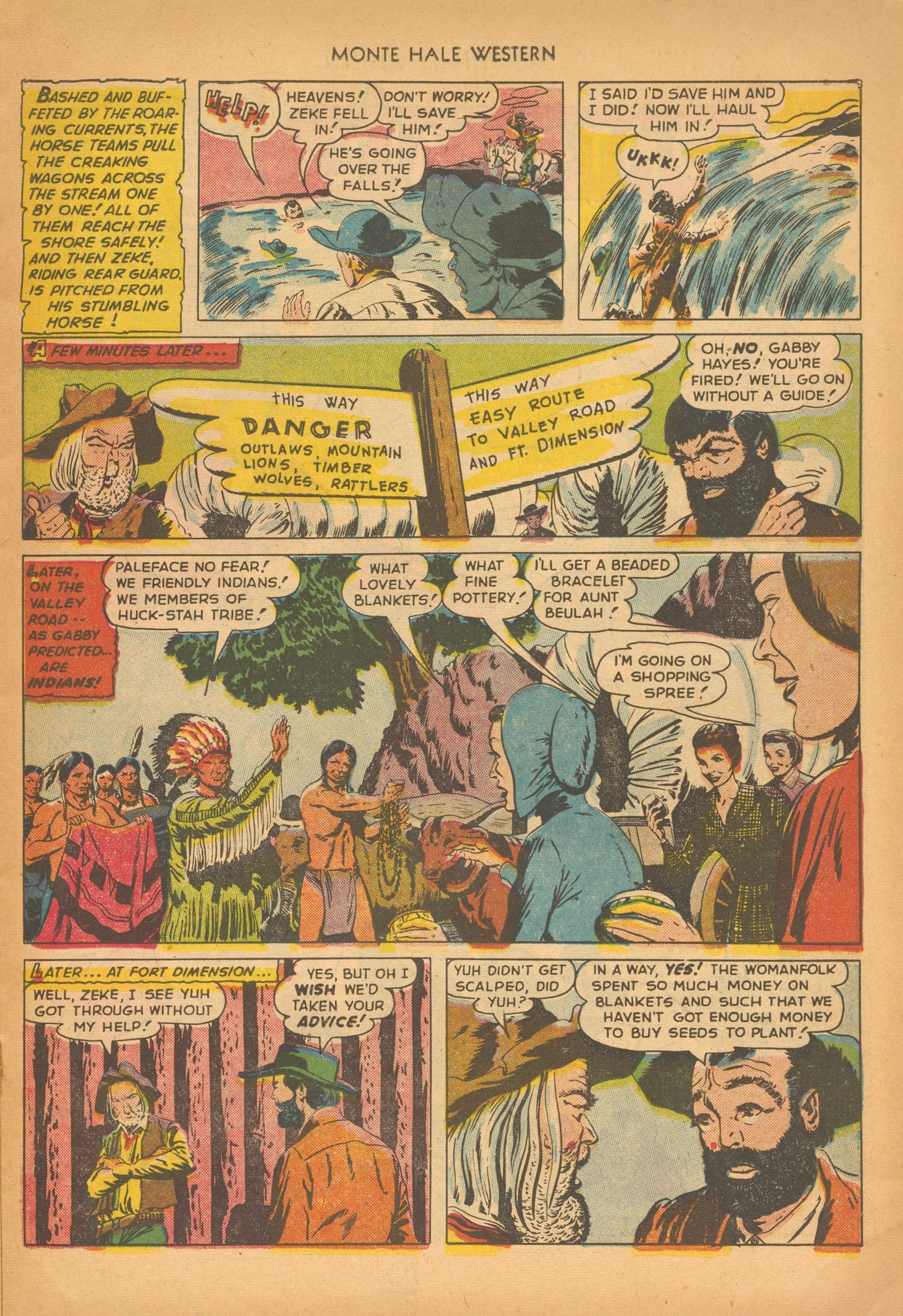 Read online Monte Hale Western comic -  Issue #76 - 15