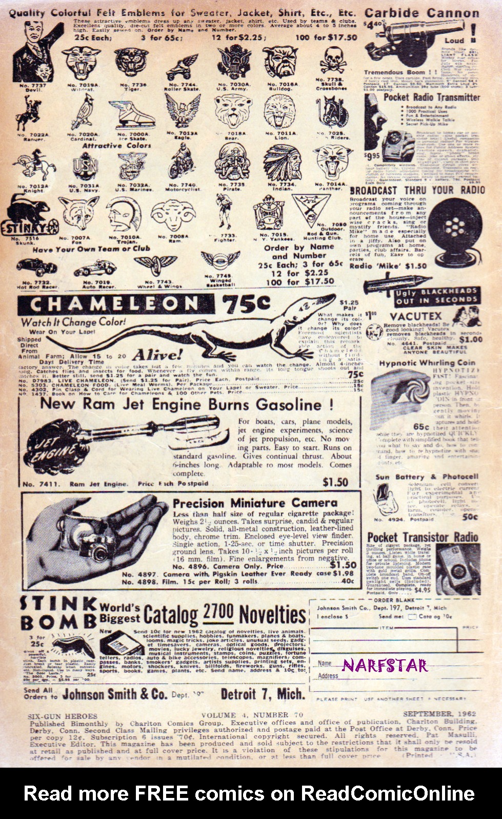 Read online Six-Gun Heroes comic -  Issue #70 - 2