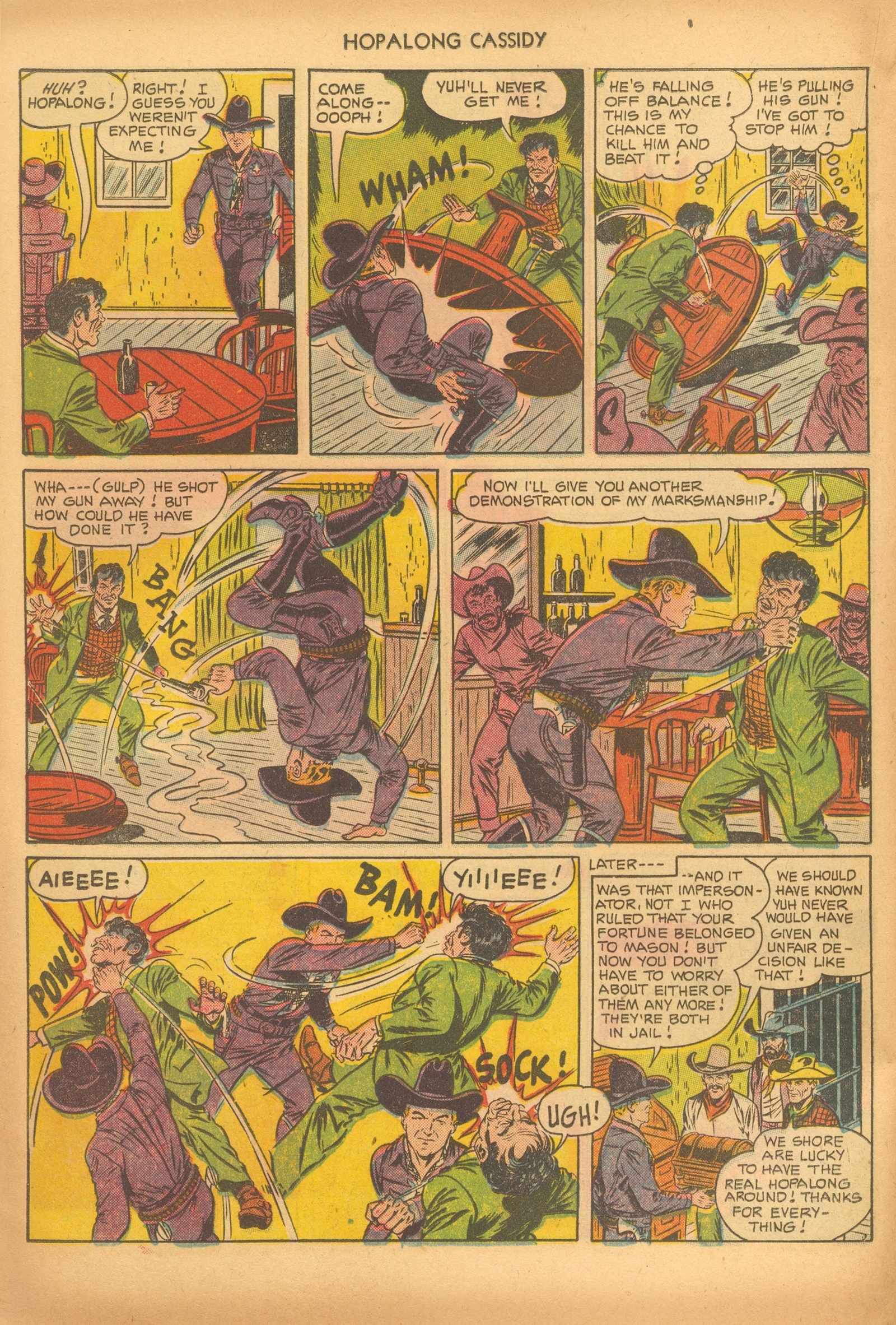 Read online Hopalong Cassidy comic -  Issue #68 - 22