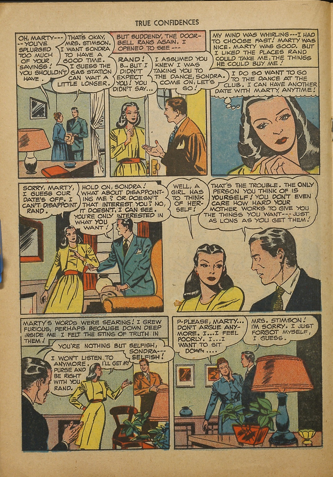 Read online True Confidences comic -  Issue #1 - 18