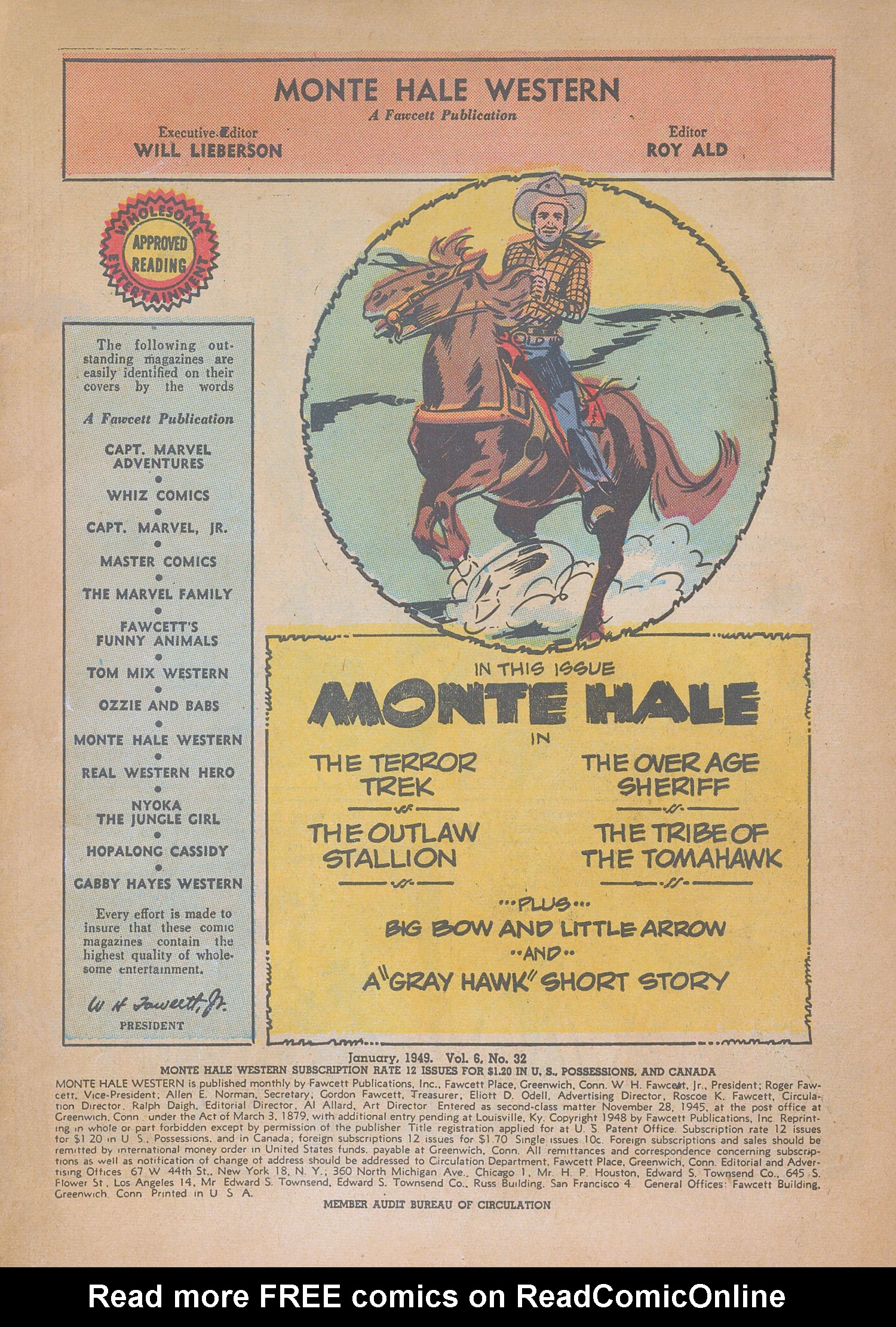 Read online Monte Hale Western comic -  Issue #32 - 3