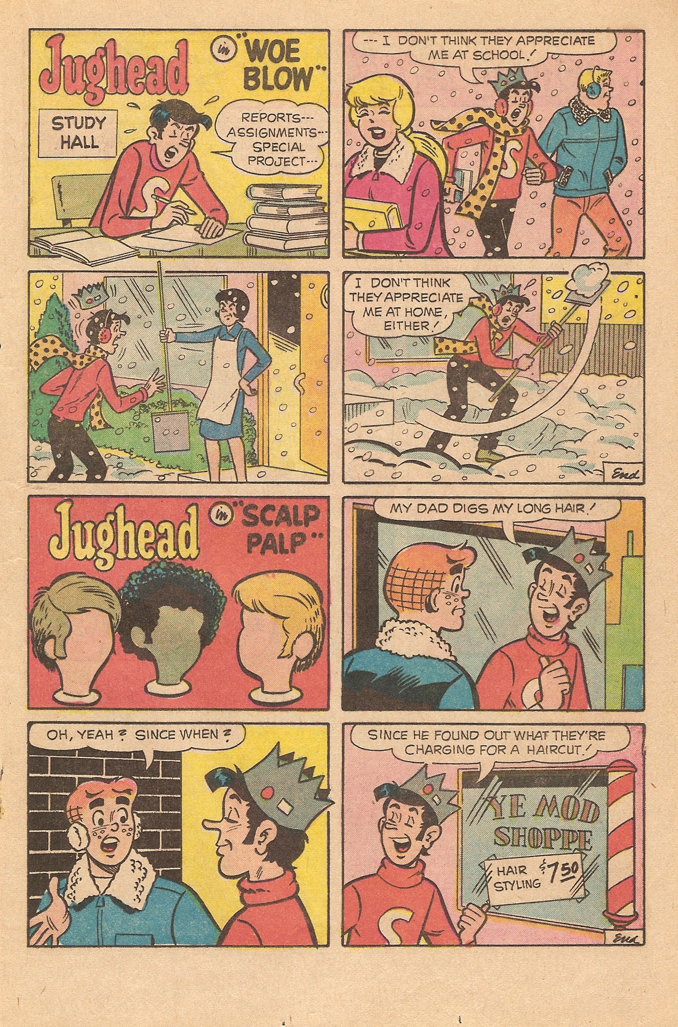 Read online Jughead's Jokes comic -  Issue #38 - 16