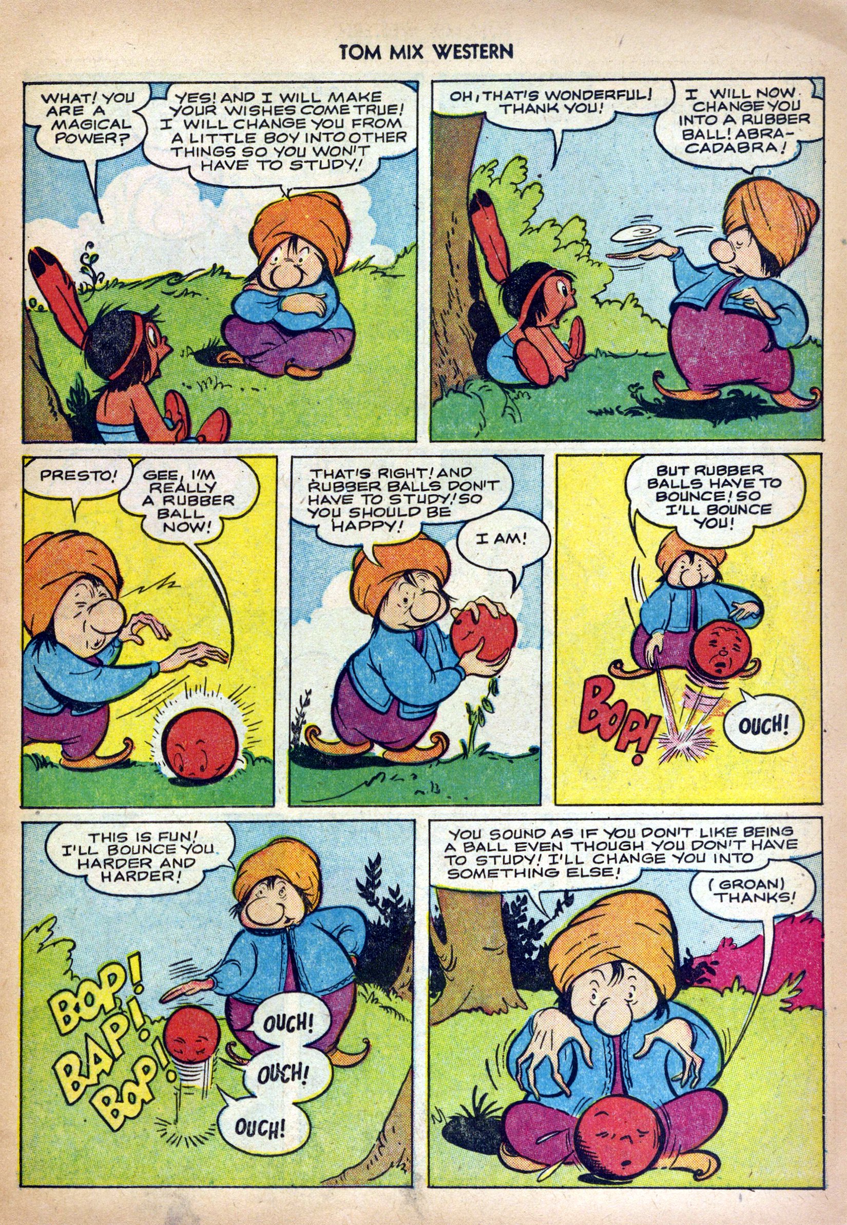 Read online Tom Mix Western (1948) comic -  Issue #48 - 11