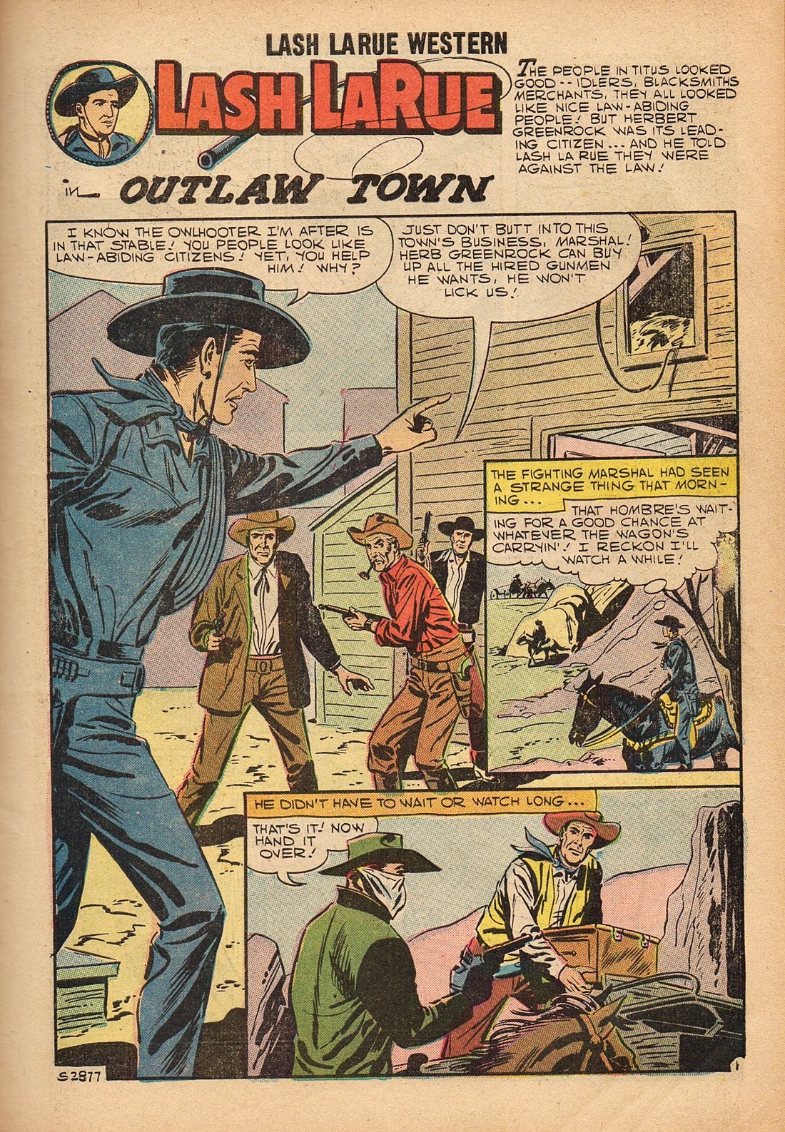 Read online Lash Larue Western (1949) comic -  Issue #67 - 11