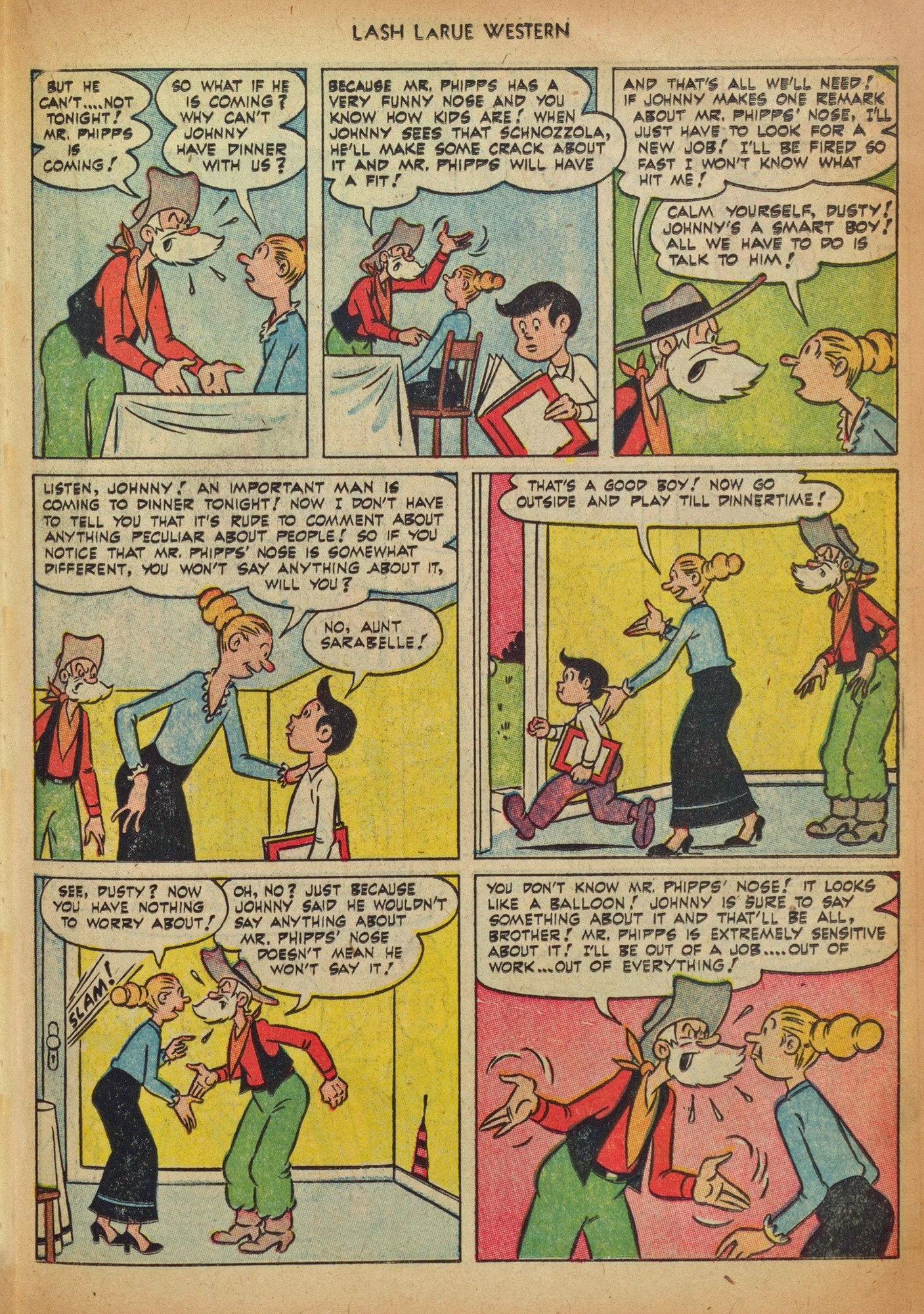 Read online Lash Larue Western (1949) comic -  Issue #41 - 19