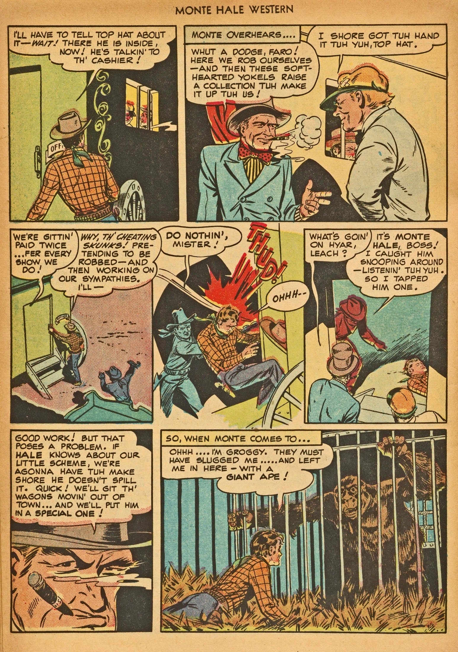 Read online Monte Hale Western comic -  Issue #30 - 20