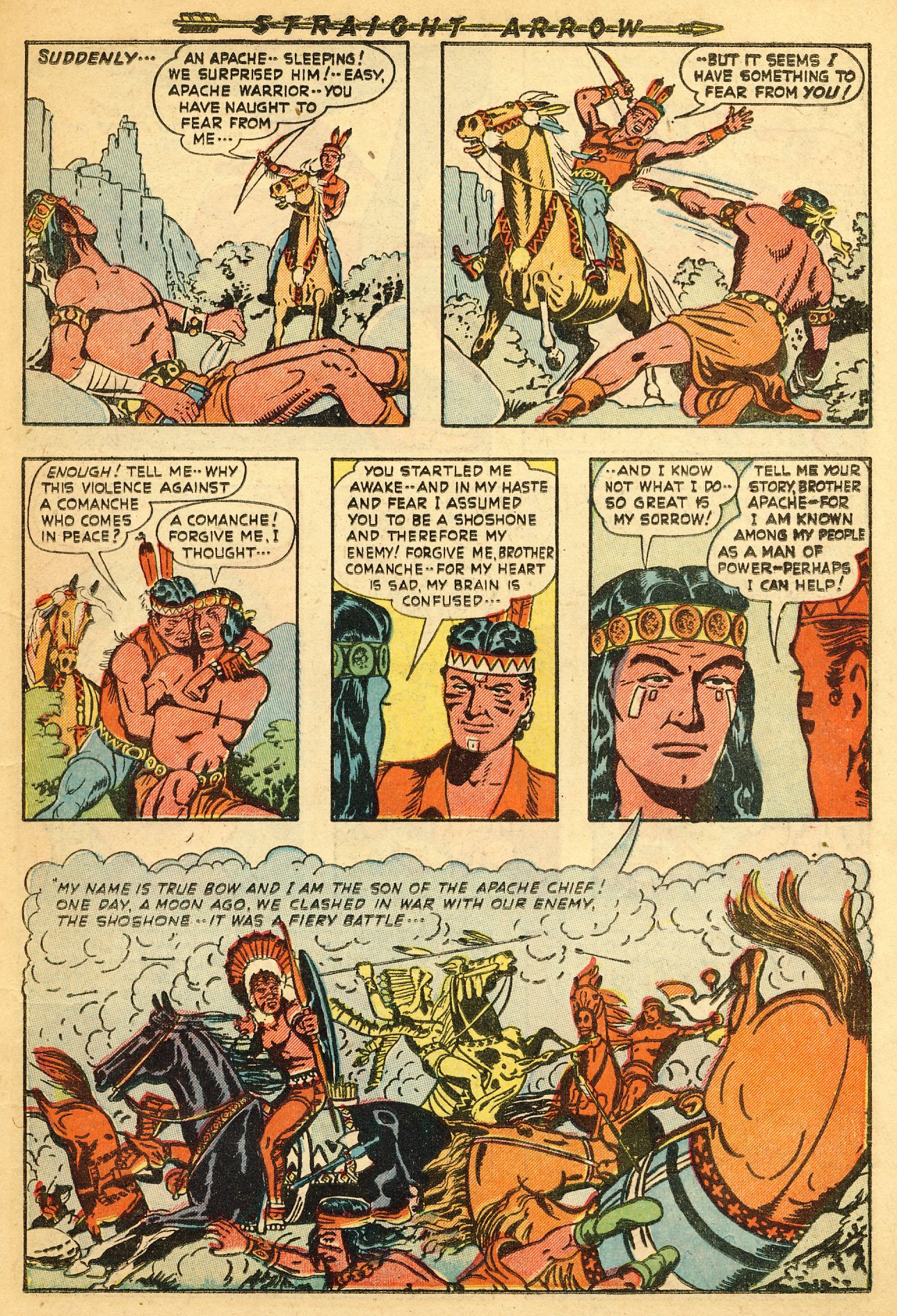Read online Straight Arrow comic -  Issue #14 - 11