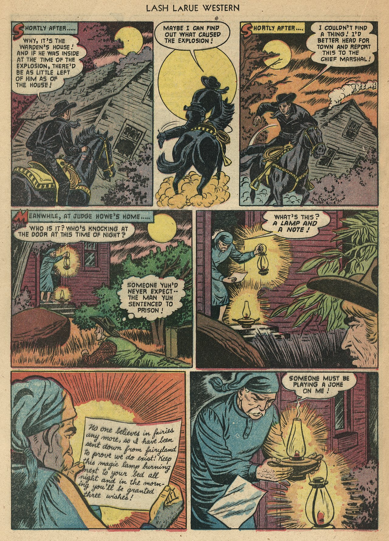 Read online Lash Larue Western (1949) comic -  Issue #22 - 20