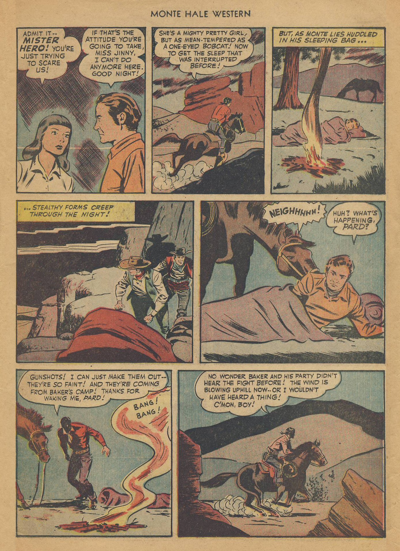 Read online Monte Hale Western comic -  Issue #36 - 46