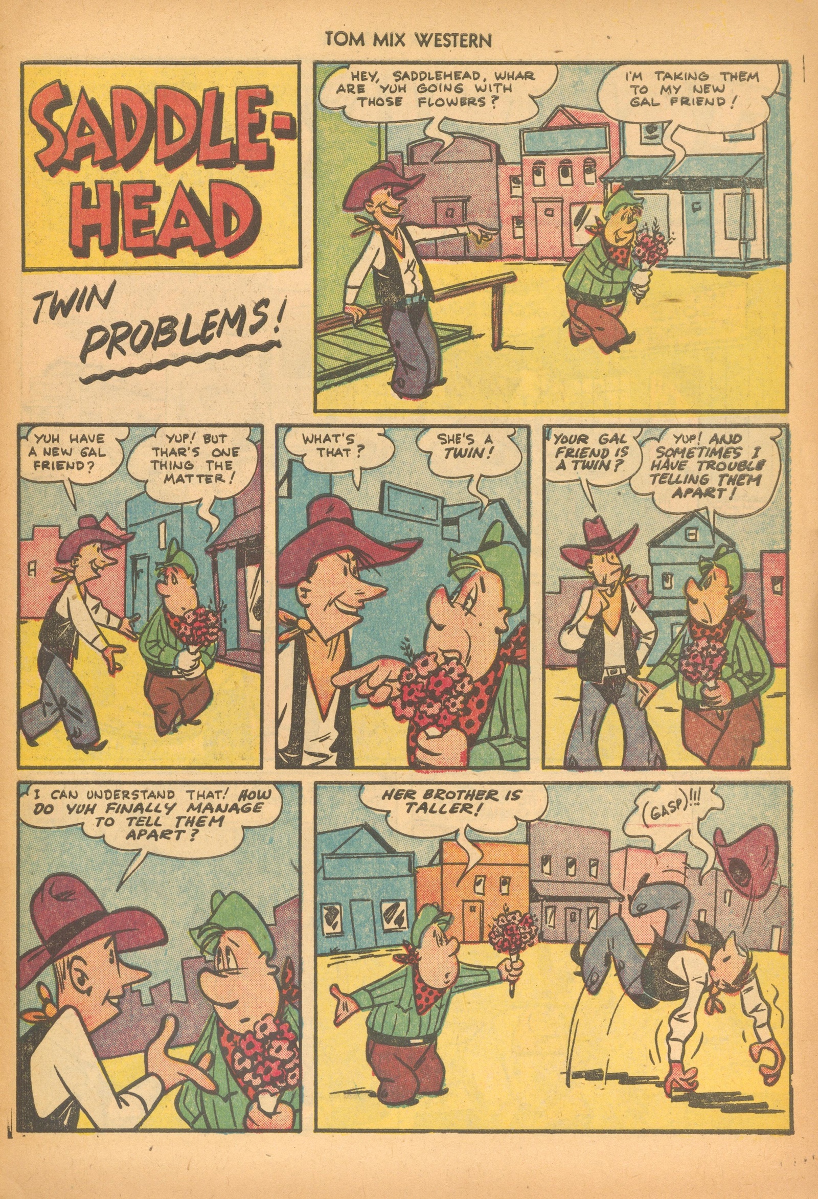 Read online Tom Mix Western (1948) comic -  Issue #49 - 27