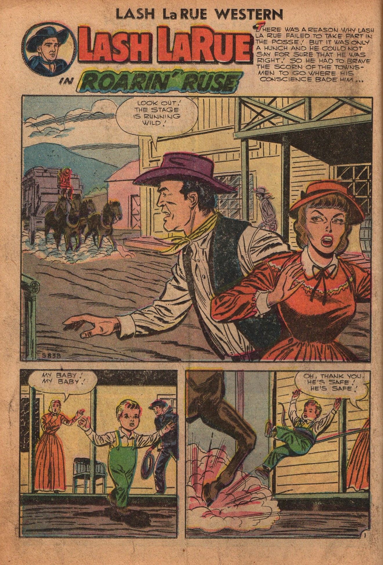 Read online Lash Larue Western (1949) comic -  Issue #61 - 12