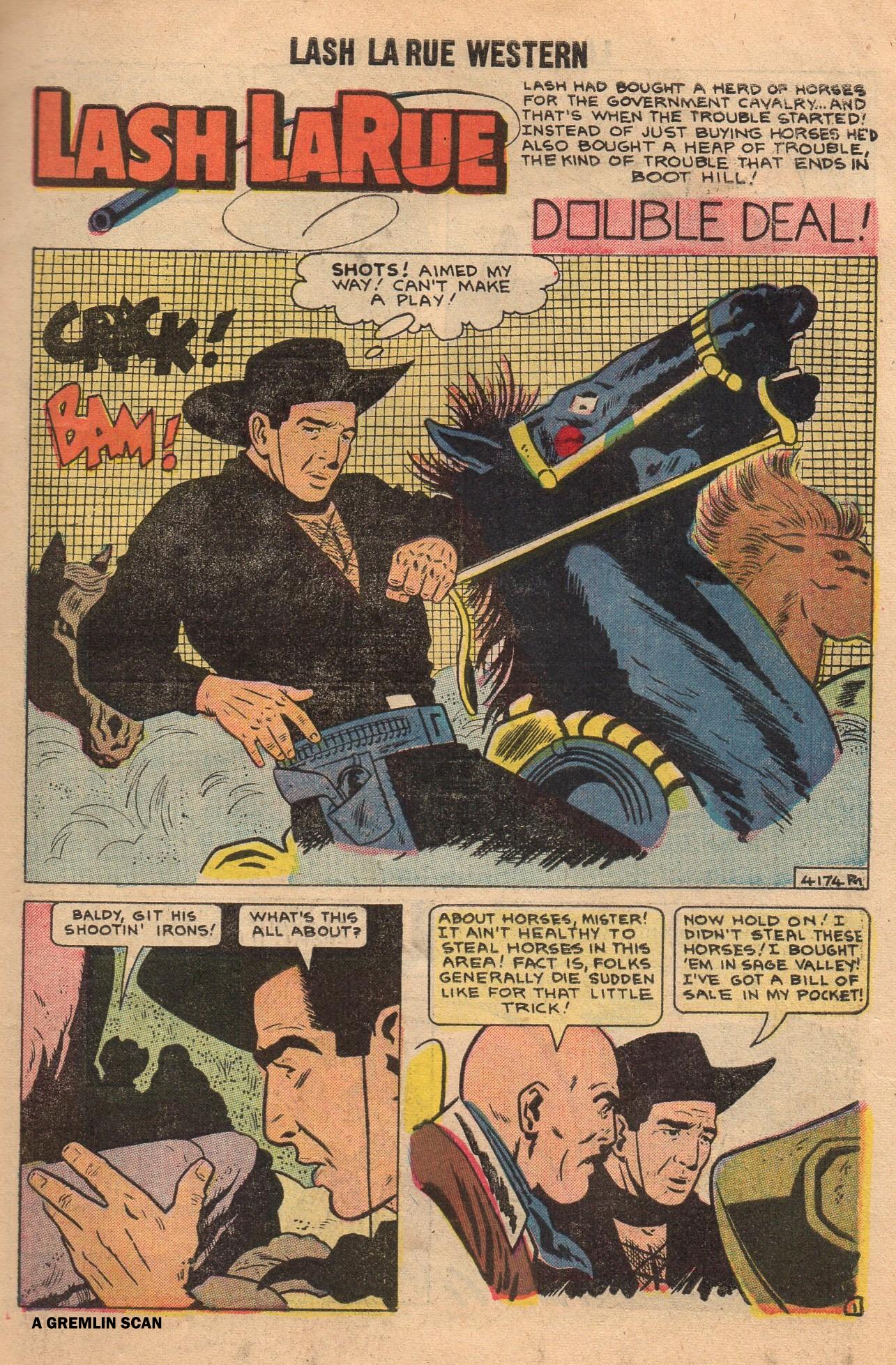 Read online Lash Larue Western (1949) comic -  Issue #70 - 3