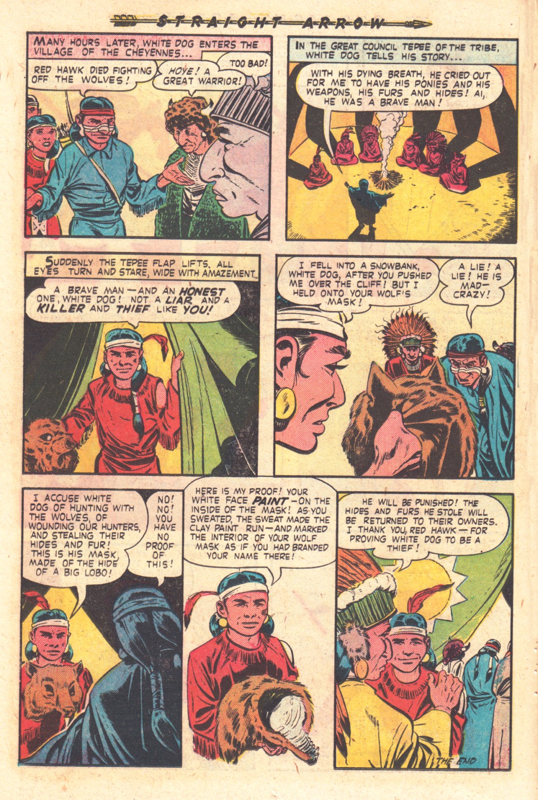 Read online Straight Arrow comic -  Issue #18 - 16