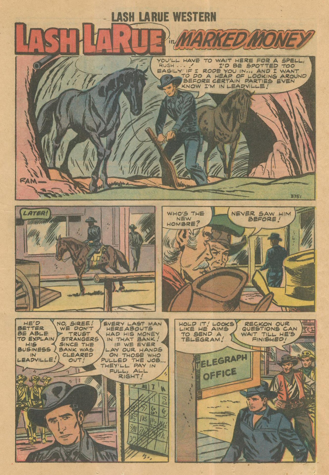 Read online Lash Larue Western (1949) comic -  Issue #69 - 16