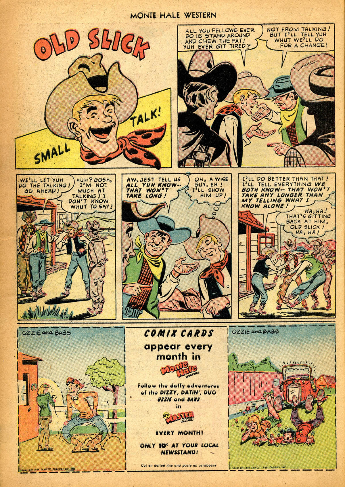 Read online Monte Hale Western comic -  Issue #44 - 35