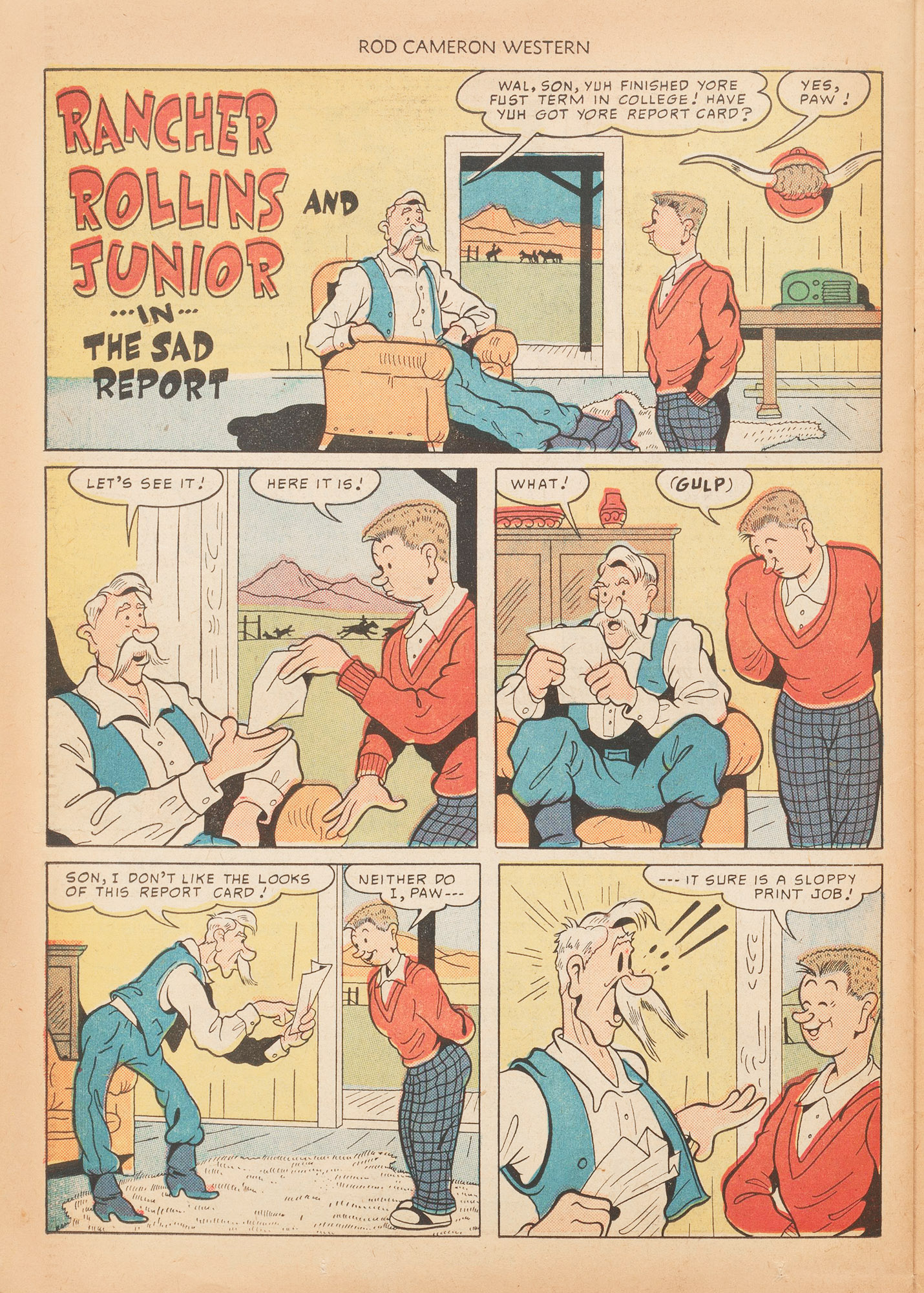 Read online Rod Cameron Western comic -  Issue #4 - 26