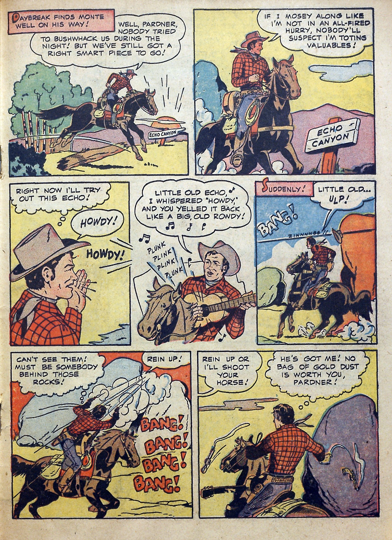 Read online Monte Hale Western comic -  Issue #46 - 27