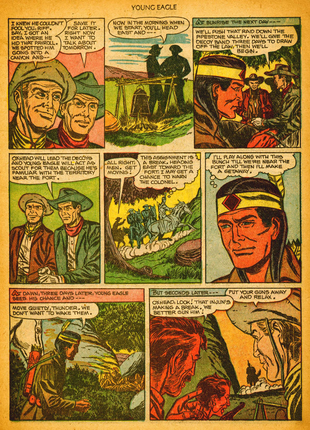 Read online Young Eagle comic -  Issue #10 - 9