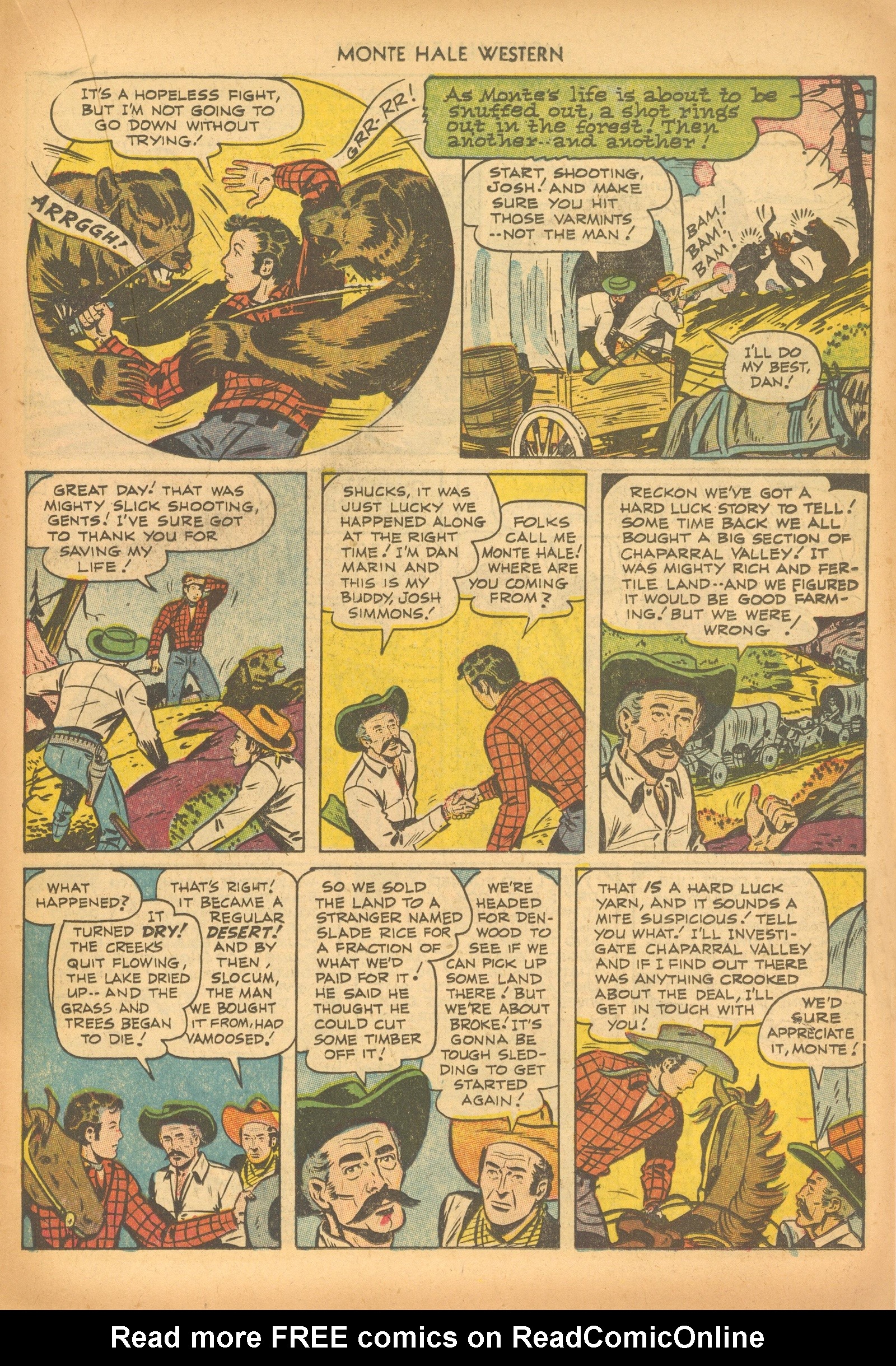 Read online Monte Hale Western comic -  Issue #79 - 19