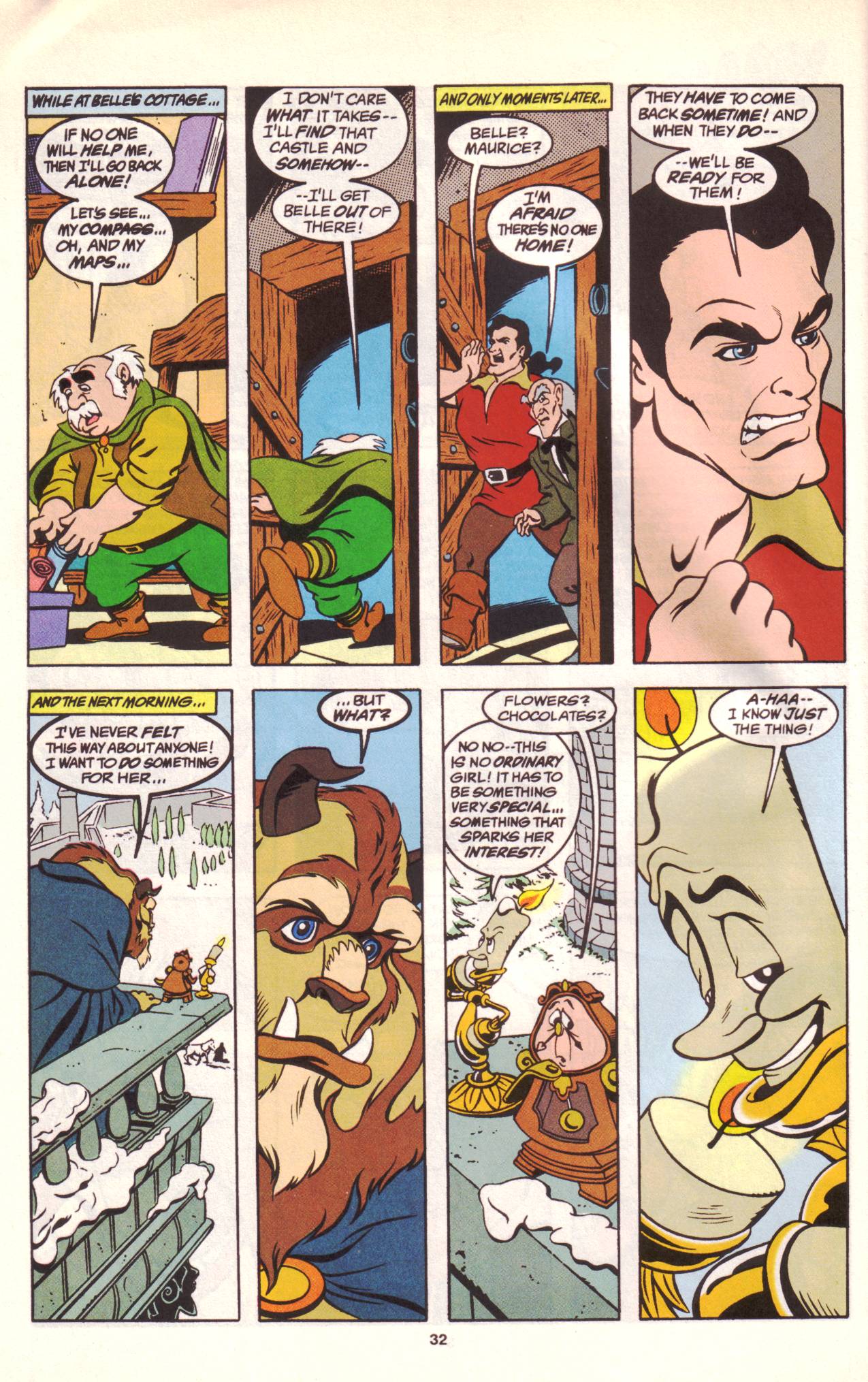 Read online Disney's Beauty and The Beast (1991) comic -  Issue # Full - 34