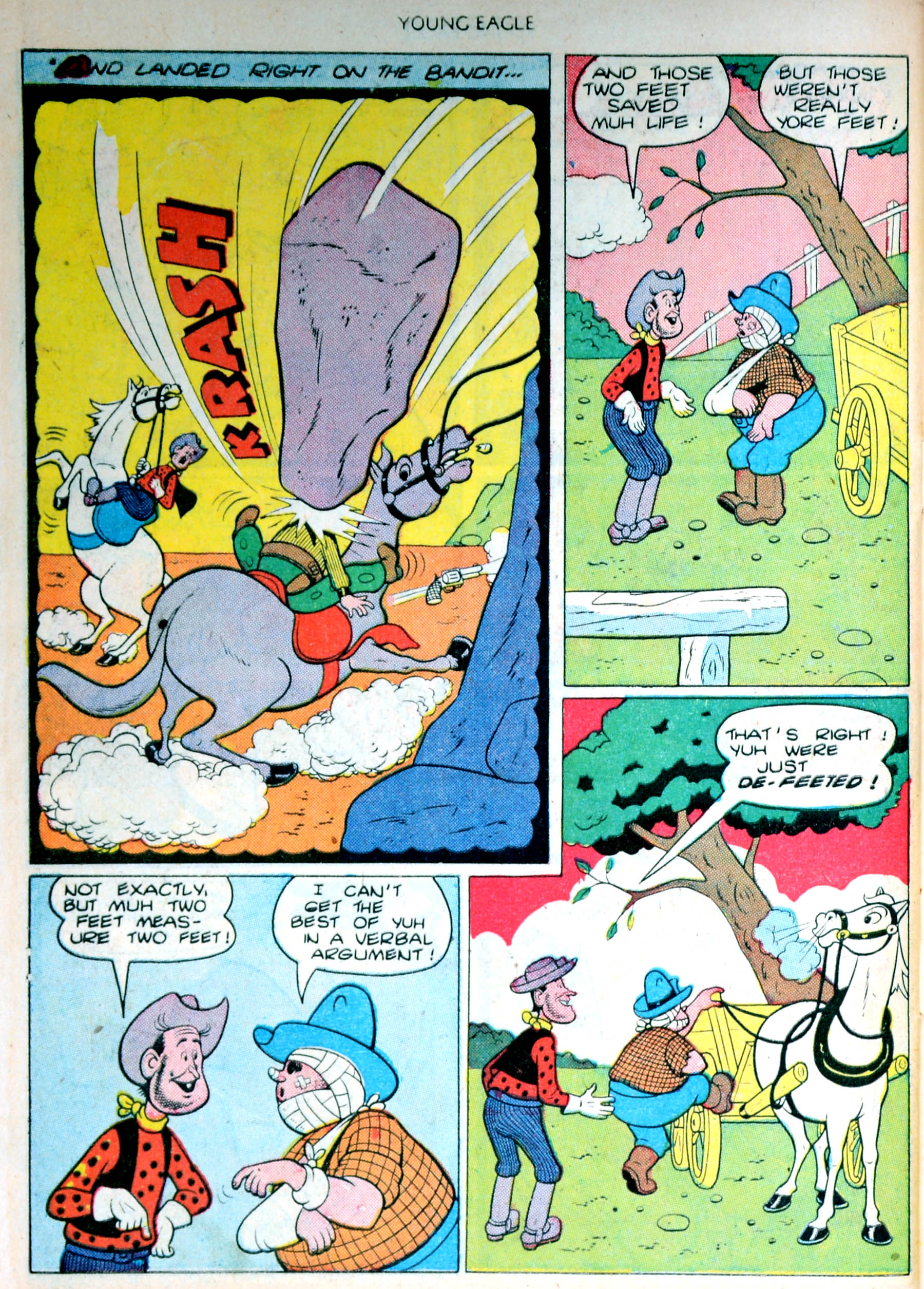Read online Young Eagle comic -  Issue #4 - 26