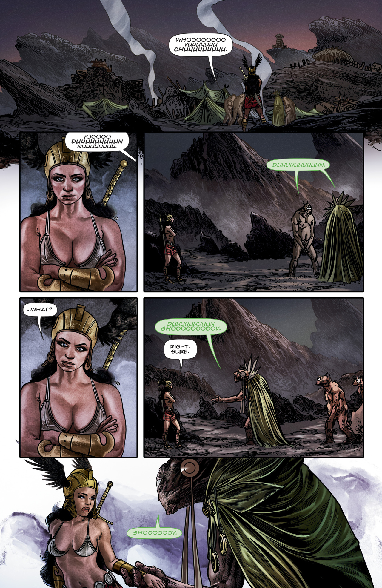 Read online Frank Frazetta's Dawn Attack comic -  Issue #3 - 14
