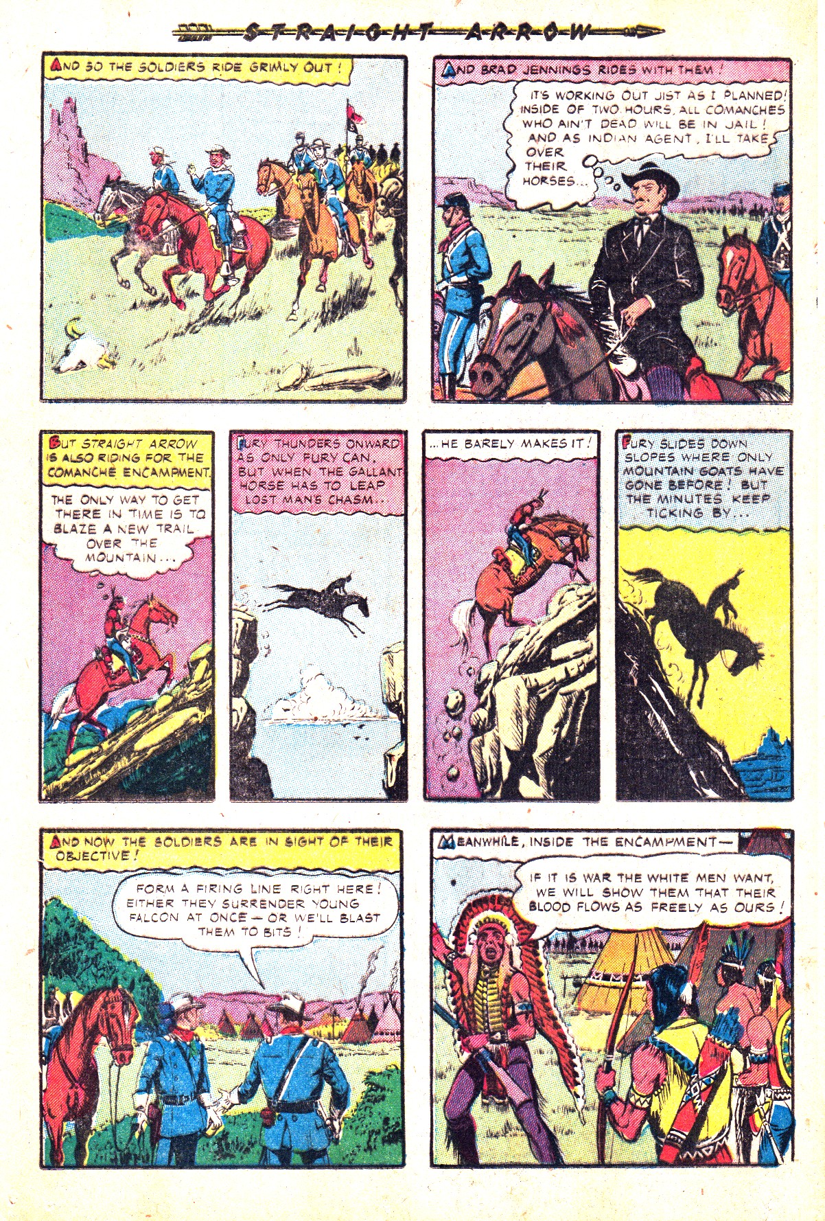 Read online Straight Arrow comic -  Issue #33 - 16