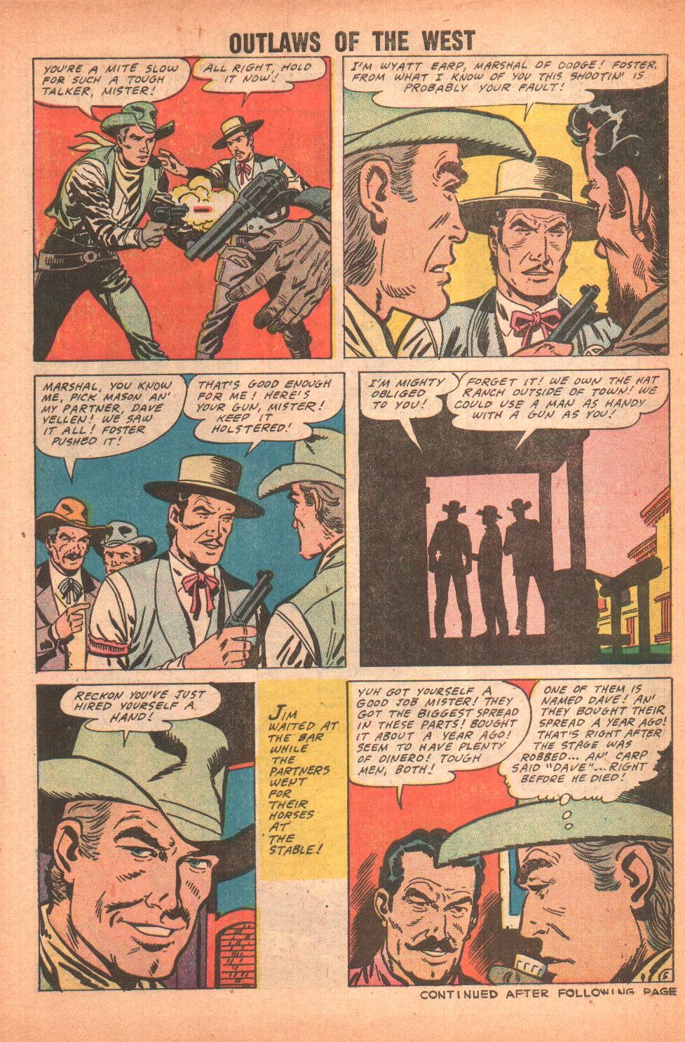 Read online Outlaws of the West comic -  Issue #21 - 31