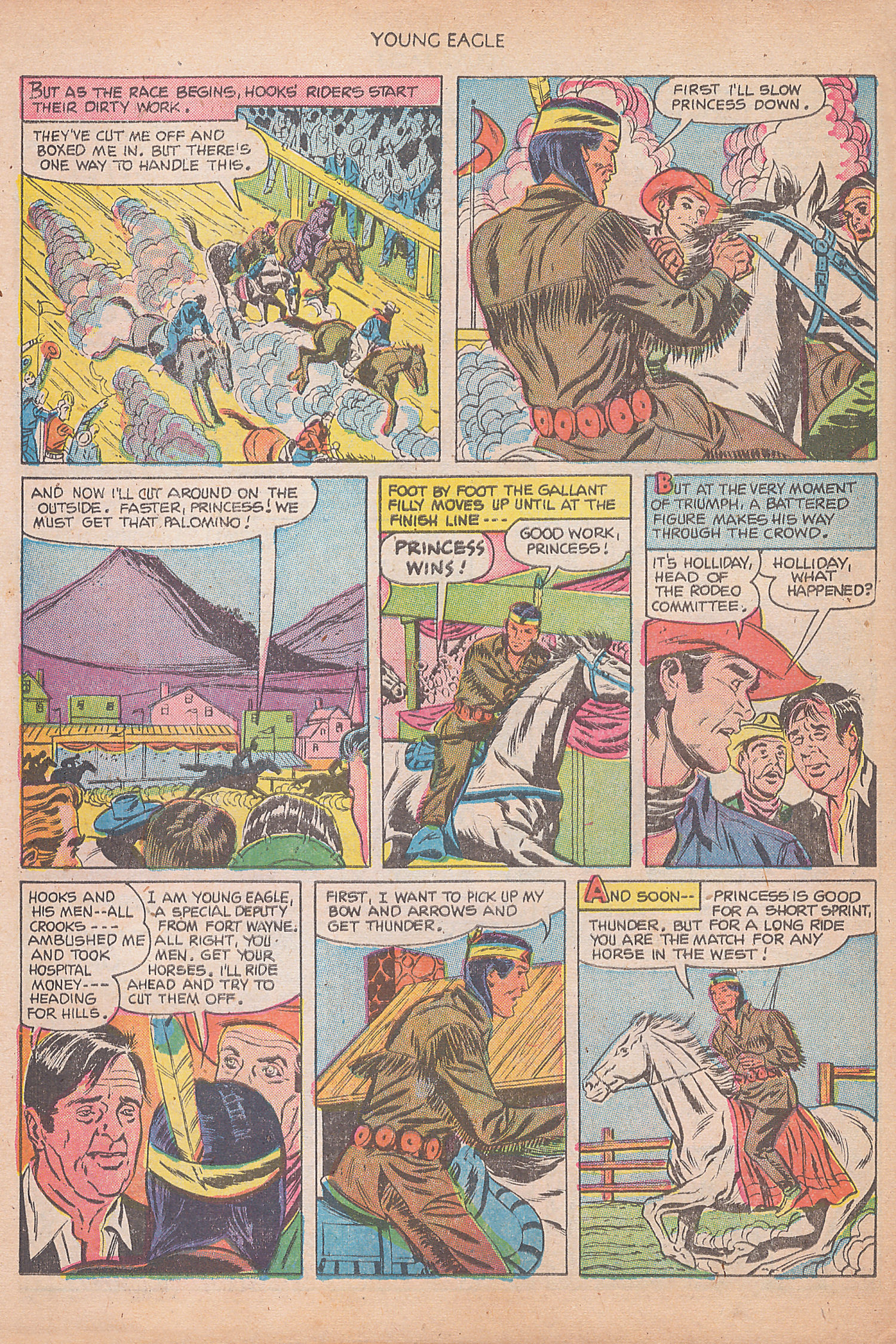 Read online Young Eagle comic -  Issue #8 - 32