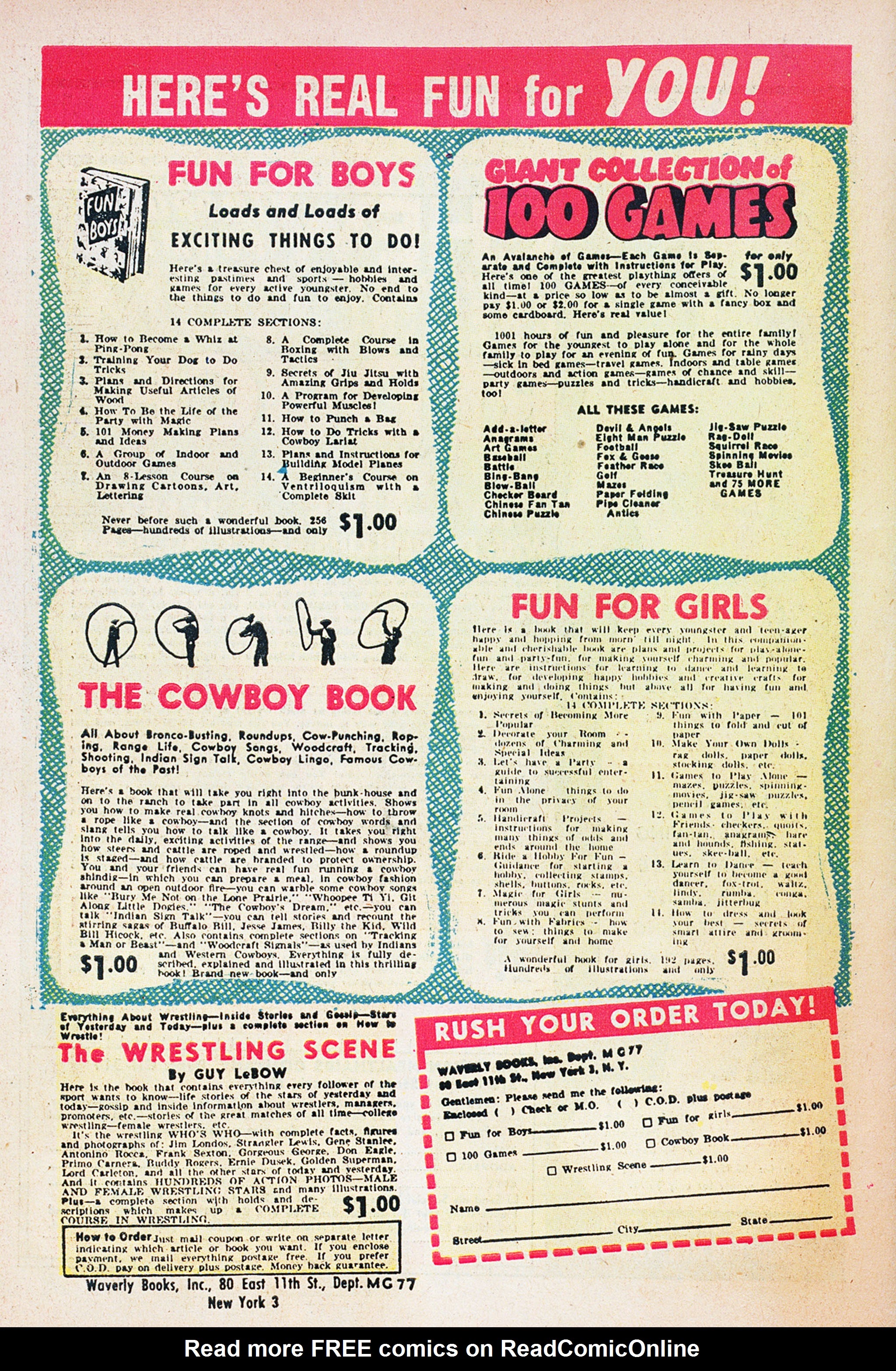 Read online Girl Comics (1949) comic -  Issue #10 - 34