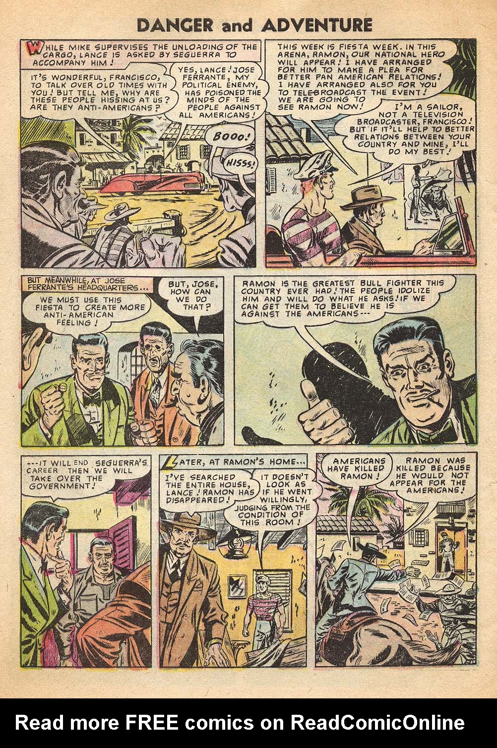 Read online Danger and Adventure comic -  Issue #26 - 28
