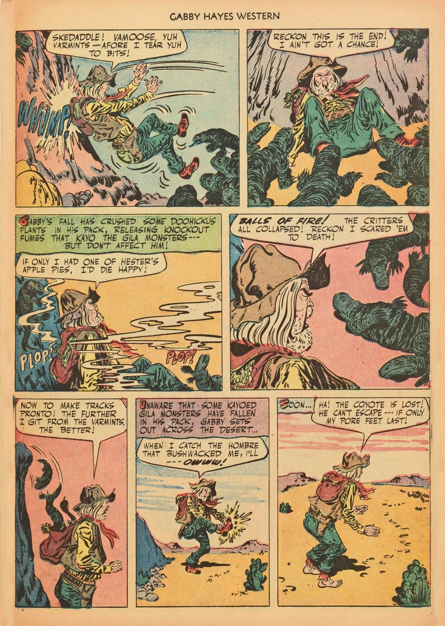 Read online Gabby Hayes Western comic -  Issue #25 - 29