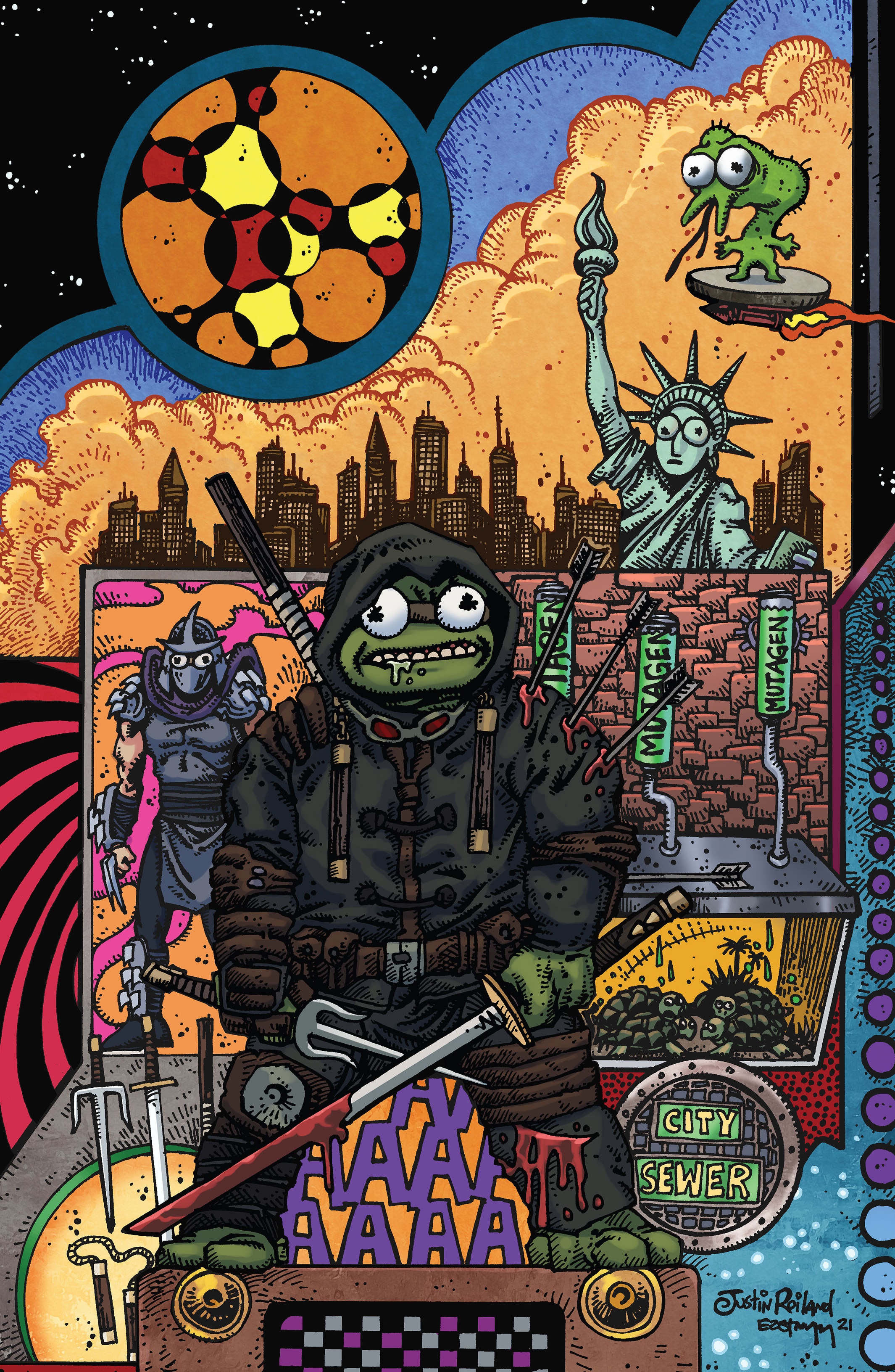 Read online Teenage Mutant Ninja Turtles: The Last Ronin - The Covers comic -  Issue # TPB (Part 2) - 74