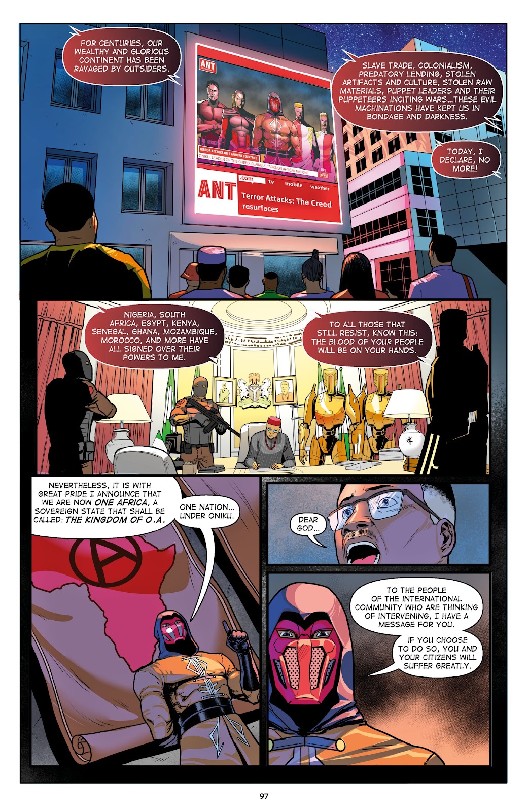 The Oloris: Heroes Will Unite issue TPB (Part 1) - Page 97