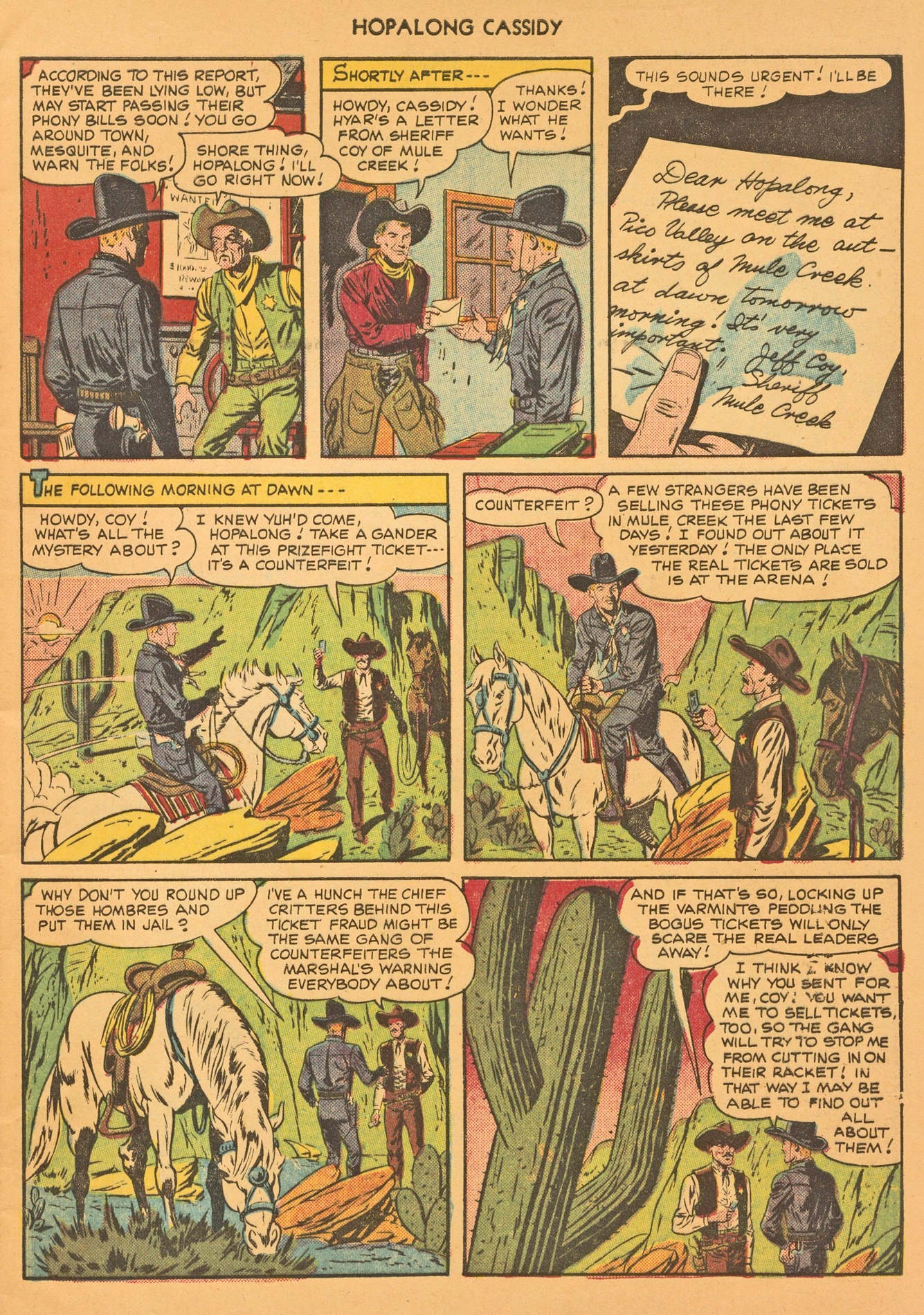 Read online Hopalong Cassidy comic -  Issue #50 - 5