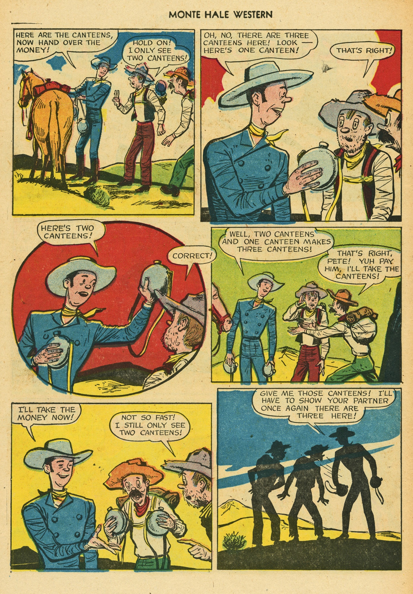 Read online Monte Hale Western comic -  Issue #60 - 26