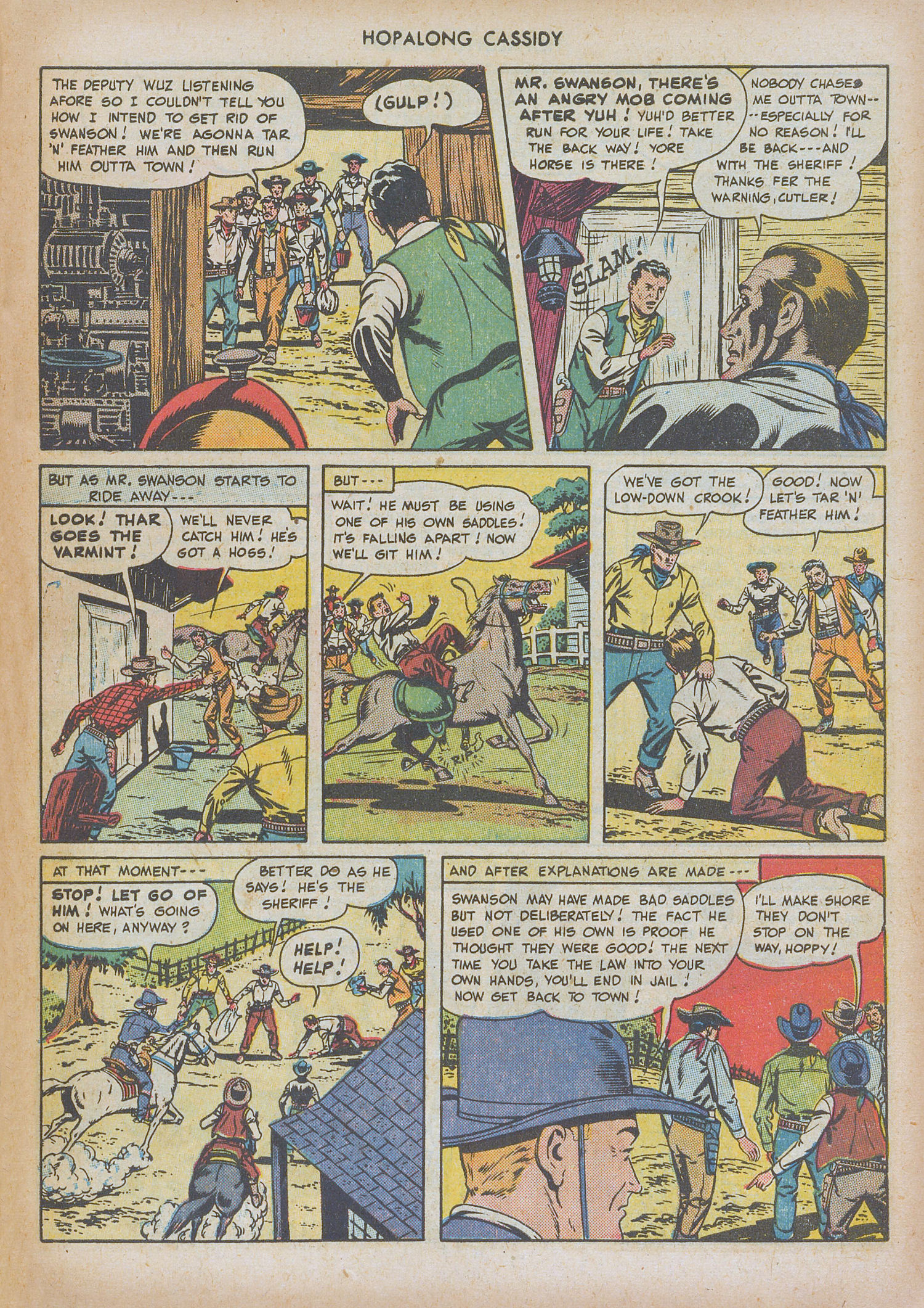 Read online Hopalong Cassidy comic -  Issue #34 - 19