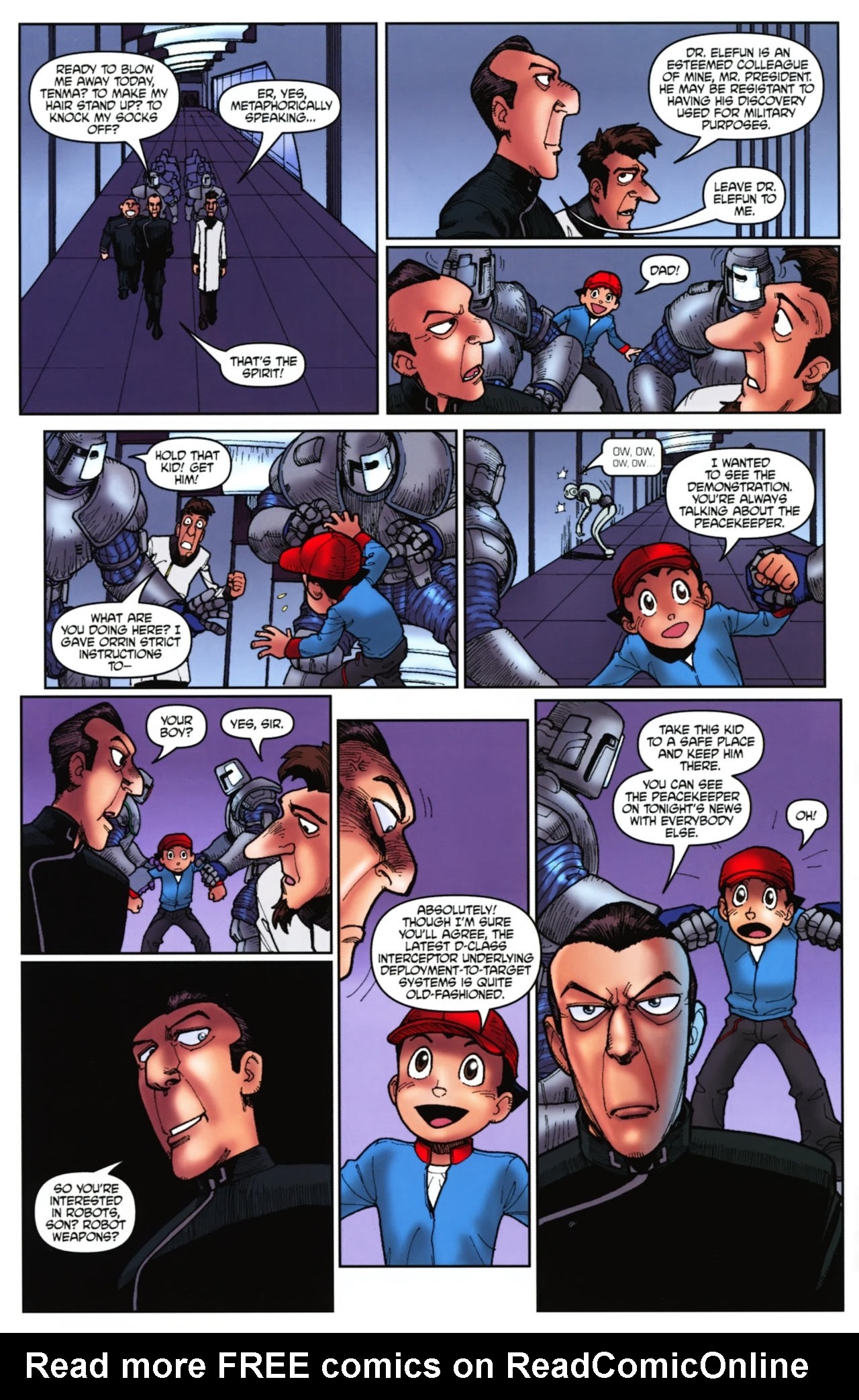 Read online Astro Boy: The Movie: Official Movie Adaptation comic -  Issue #1 - 8