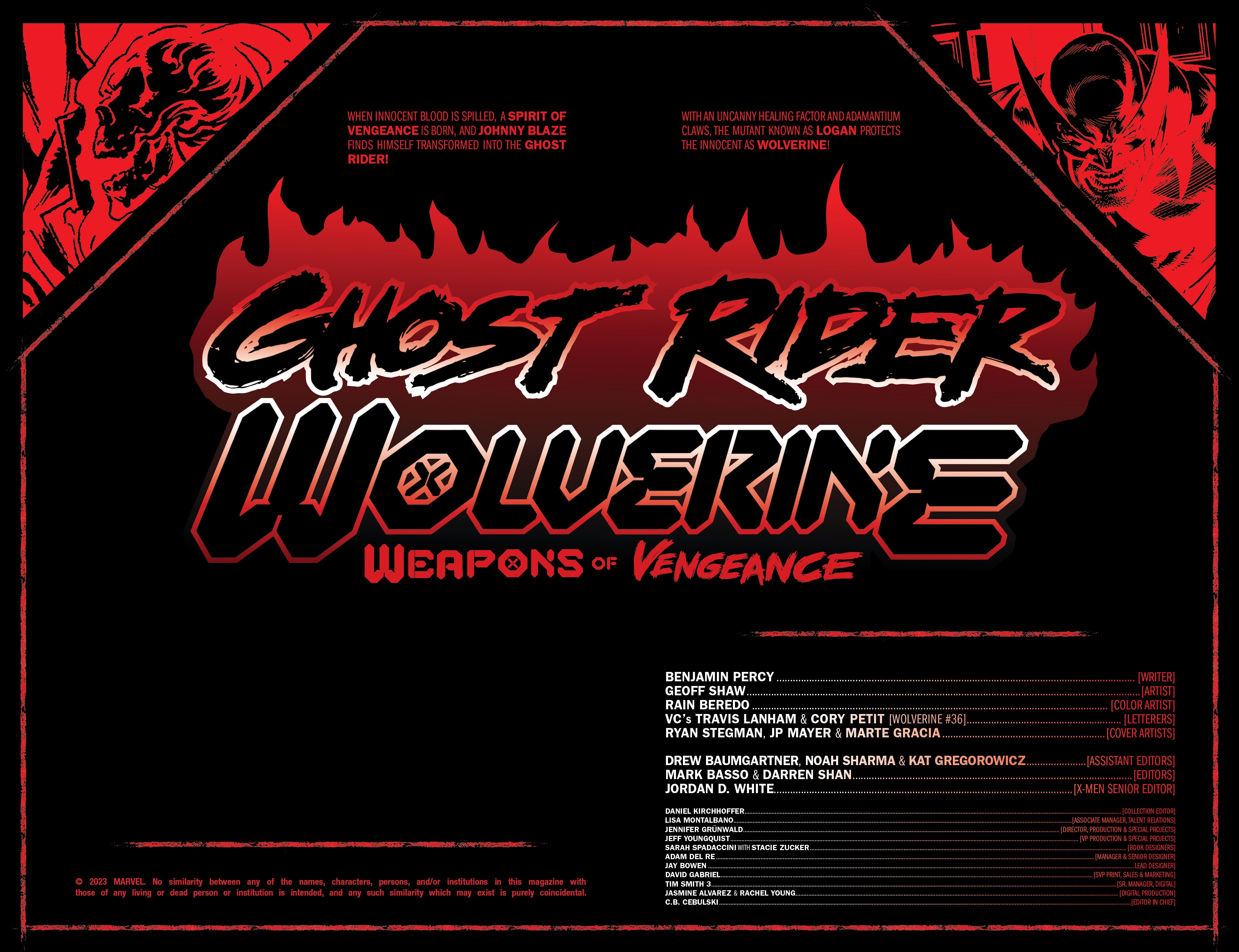 Read online Ghost Rider/Wolverine: Weapons of Vengeance comic -  Issue # TPB - 3